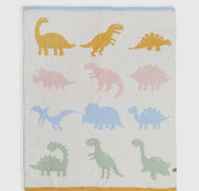 Luxury soft Dino blanket