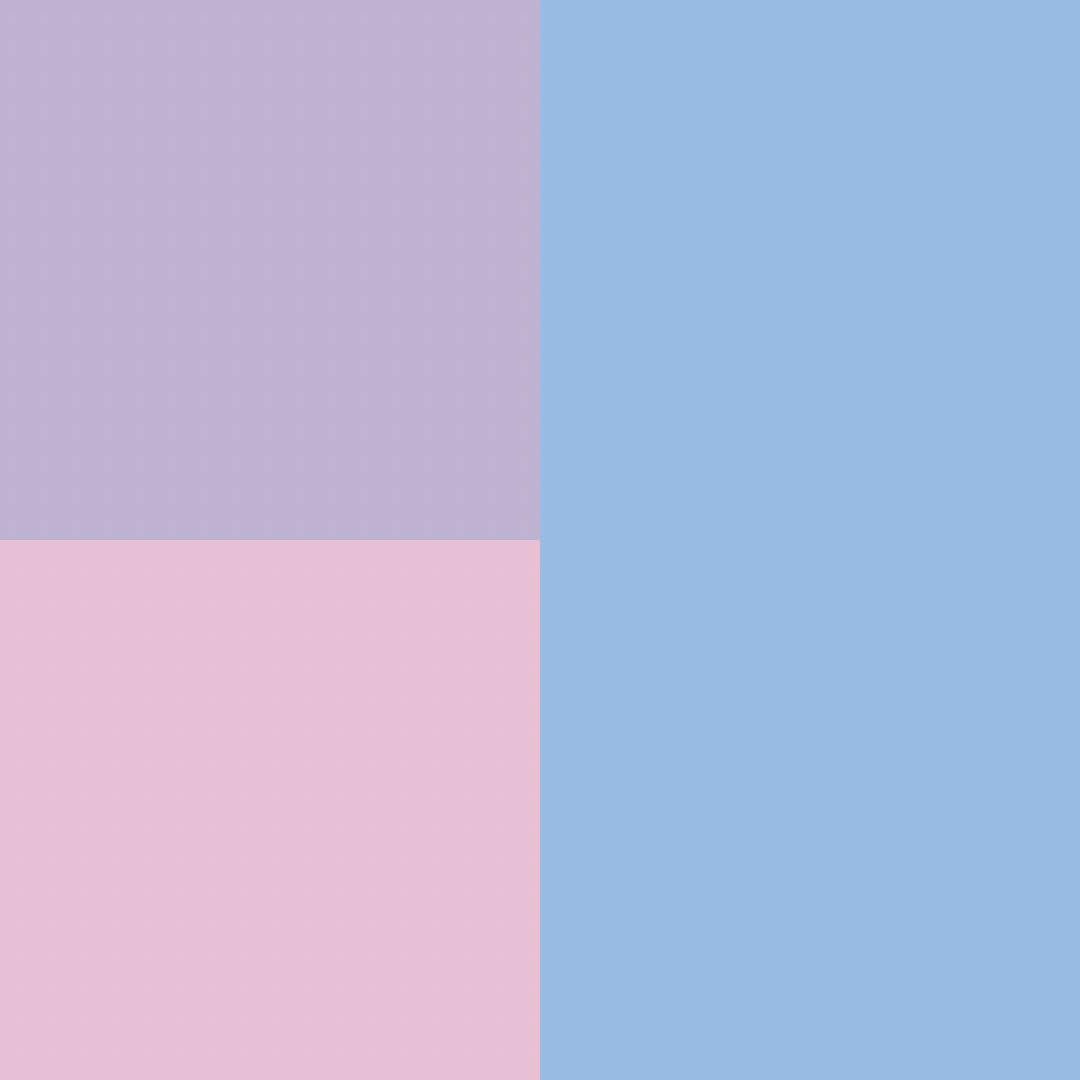 Sky / Lilac / Petal Colorblock | Snap Footie