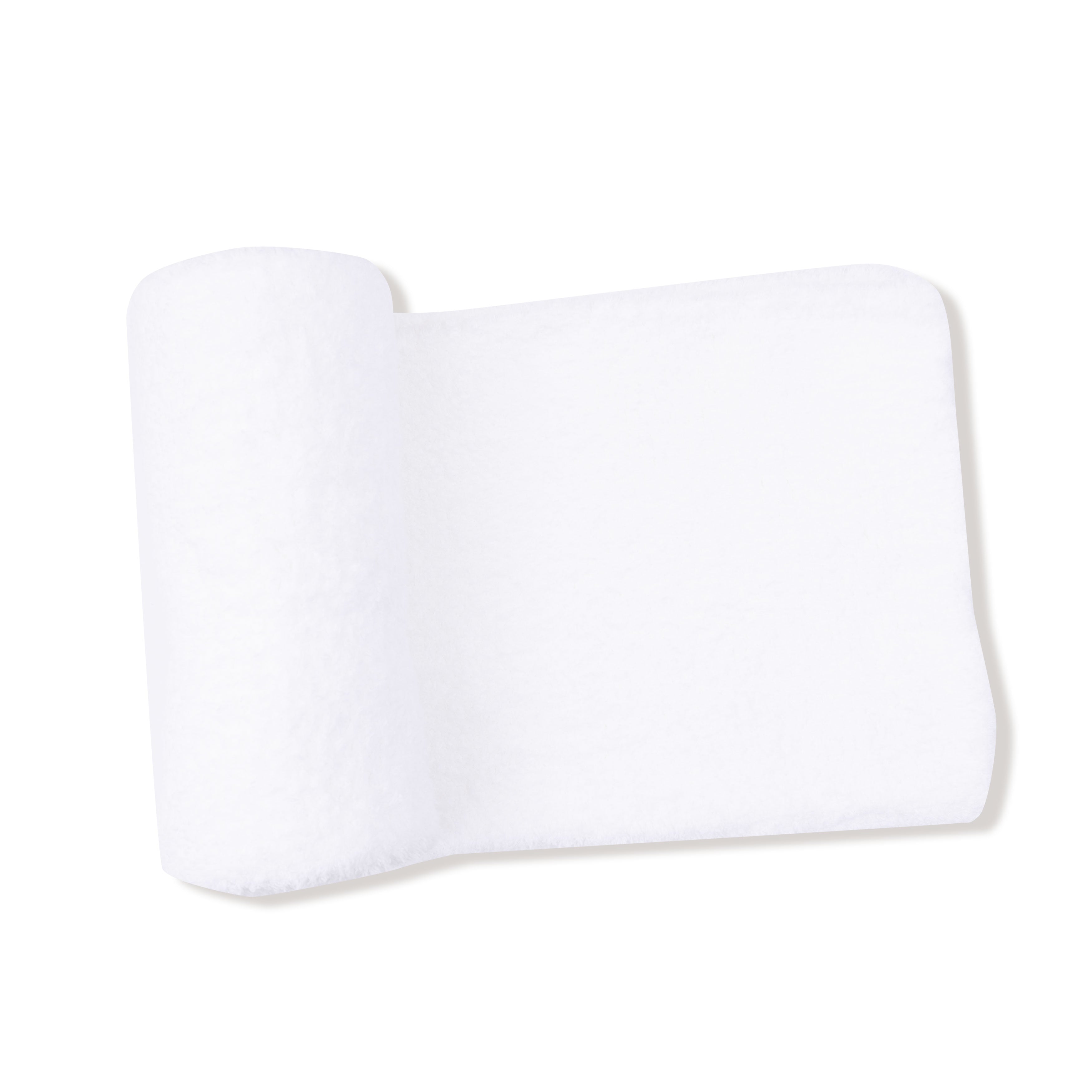 Chenille - White Stroller Blanket