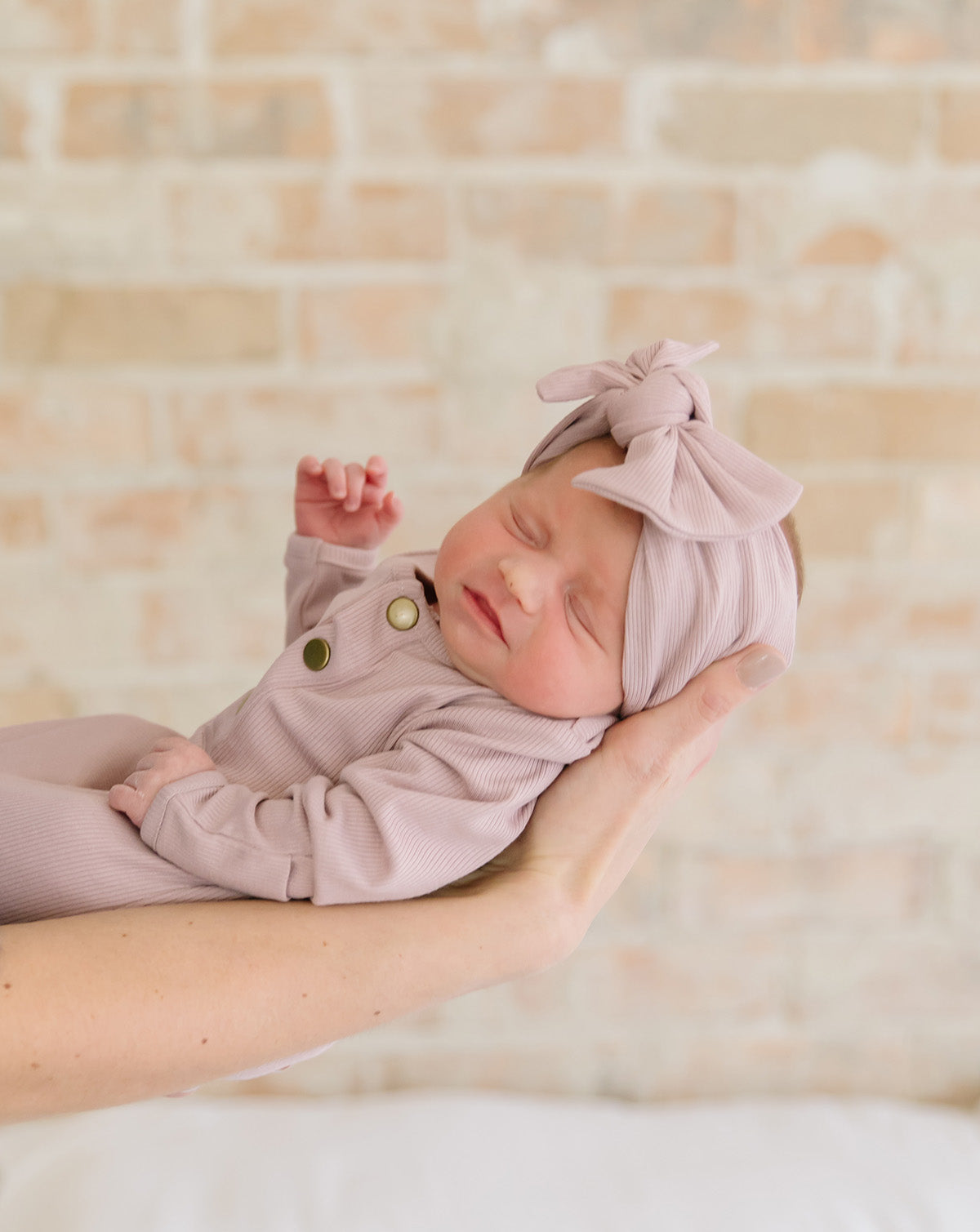 Blush Ribbed Headband
