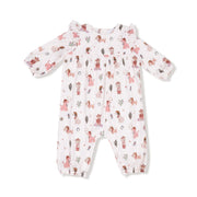 Cowgirl Dogs - Ruffle Sleeve Romper