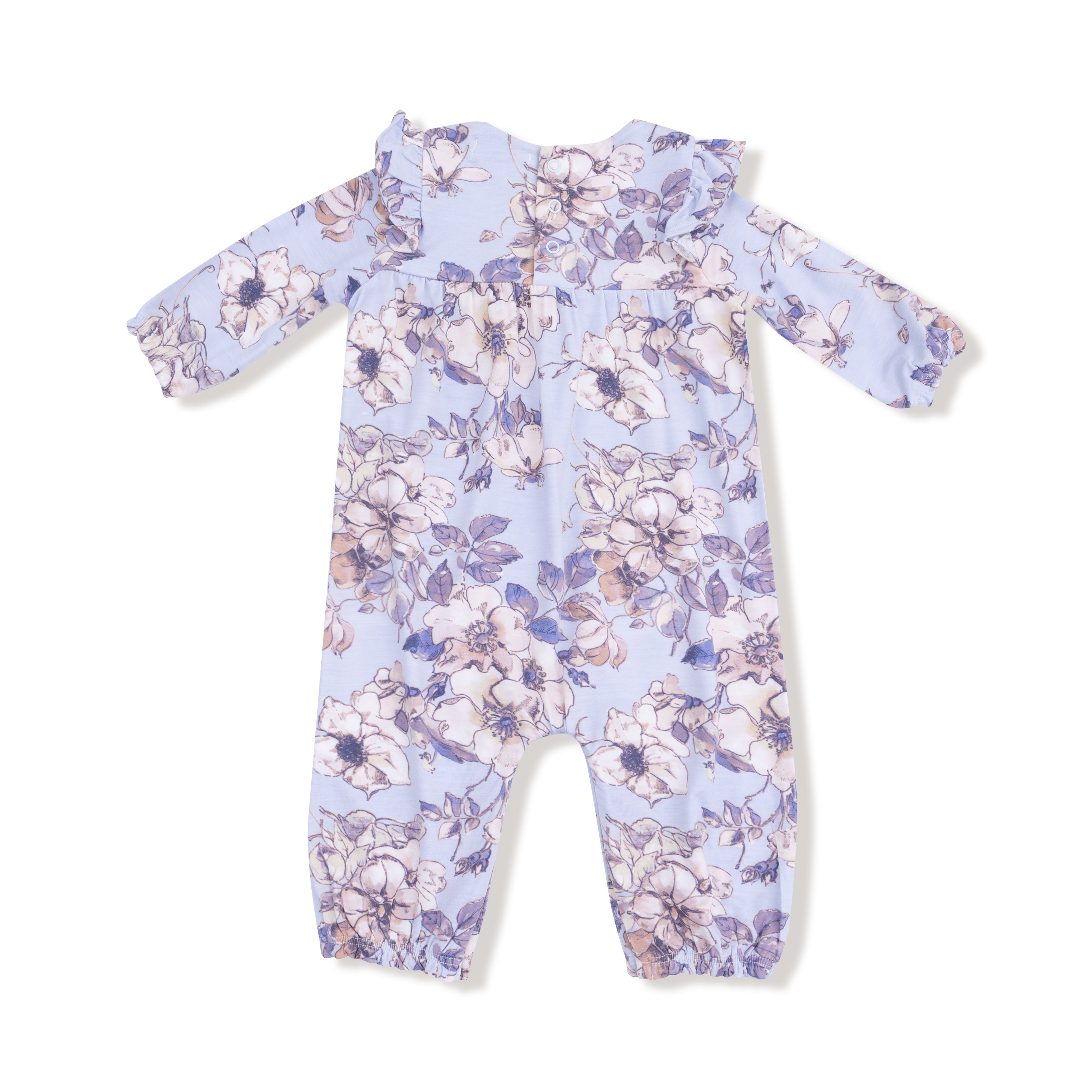 Woodrose - Peri - Ruffle Sleeve Romper