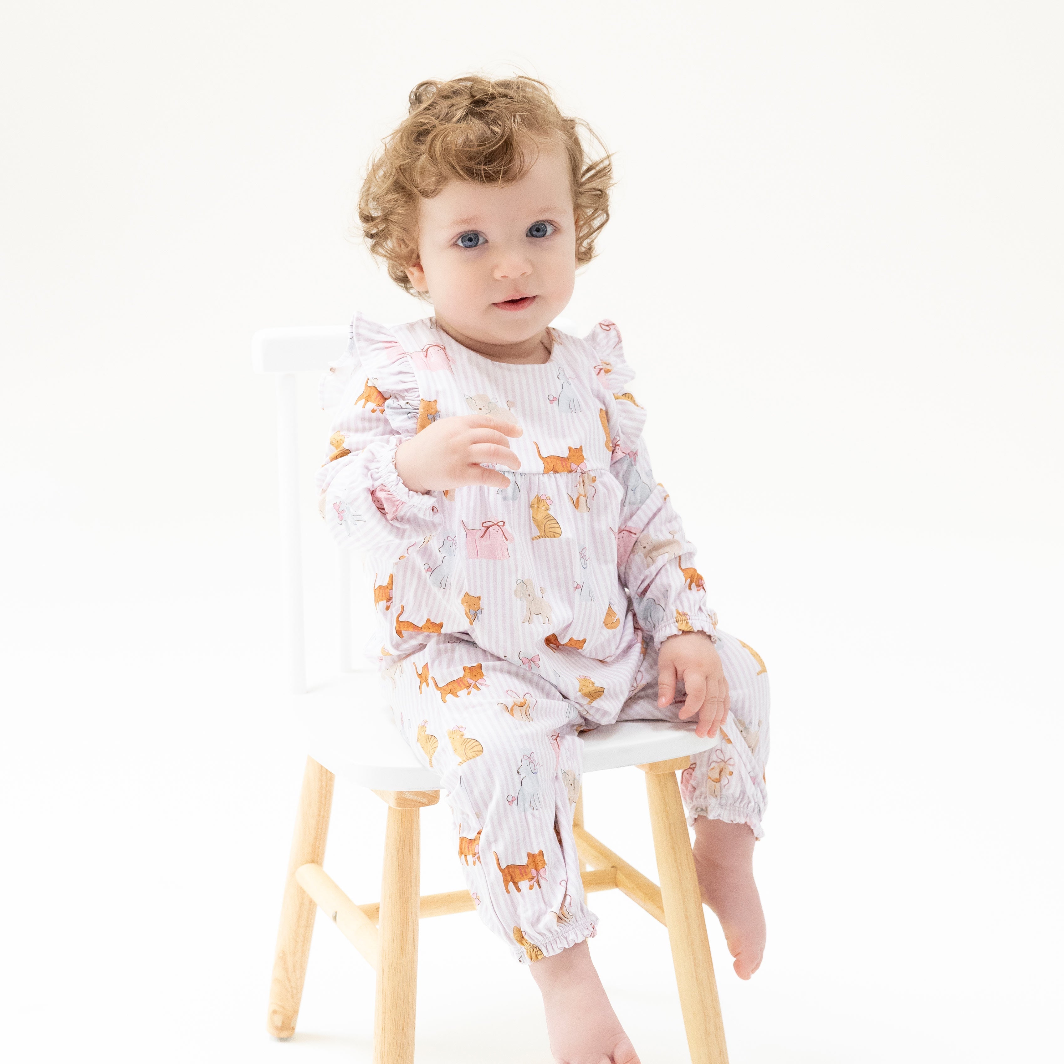 Fancy Pets - Ruffle Sleeve Romper