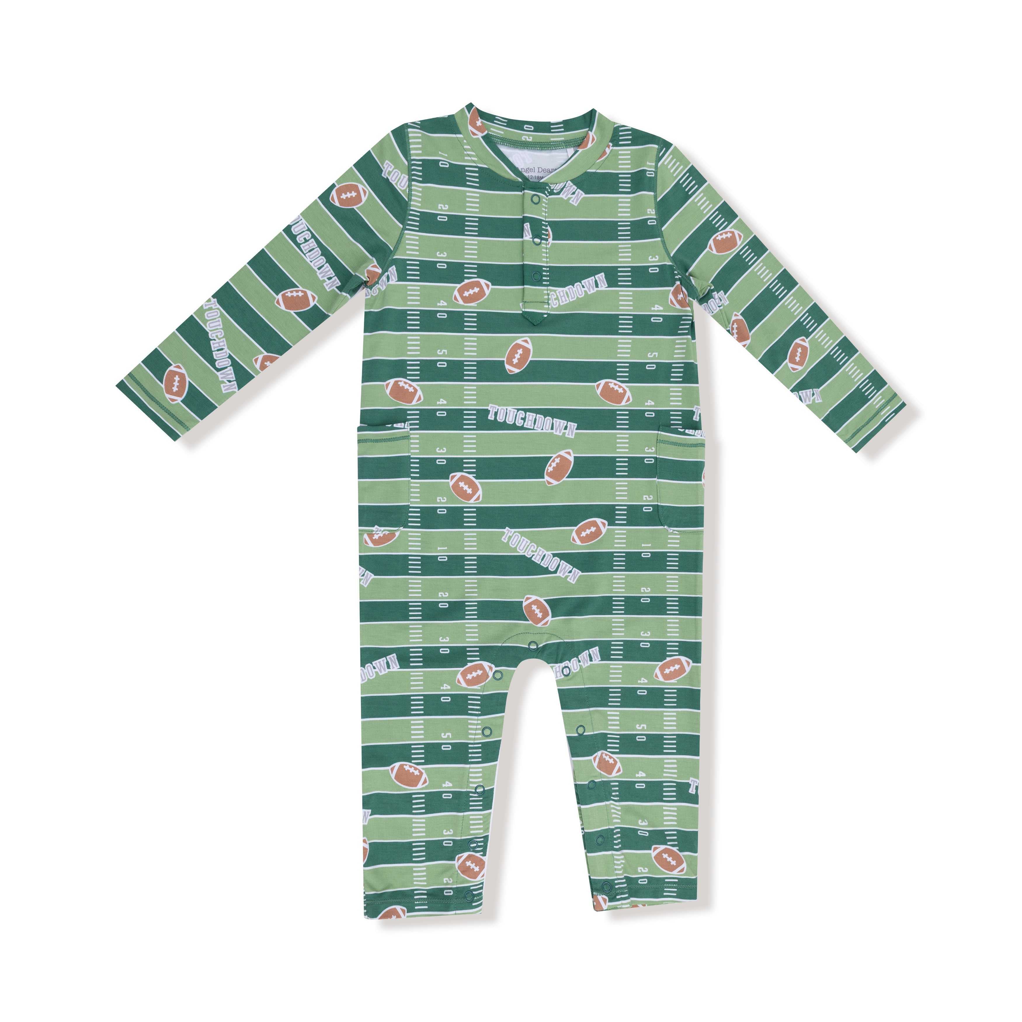 Football Field - Glow in the Dark - Uni Romper