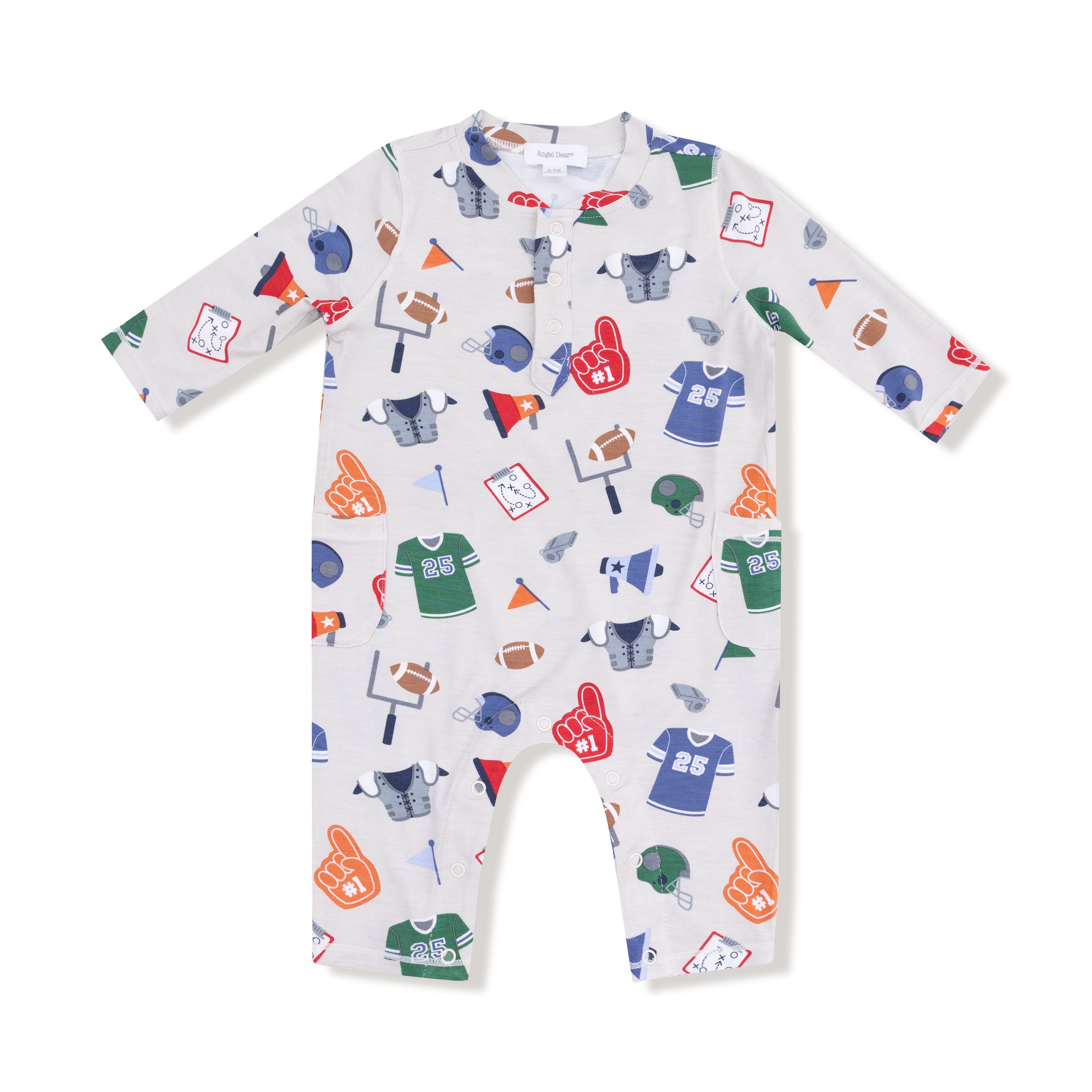 Game Day - Grey - Uni Romper