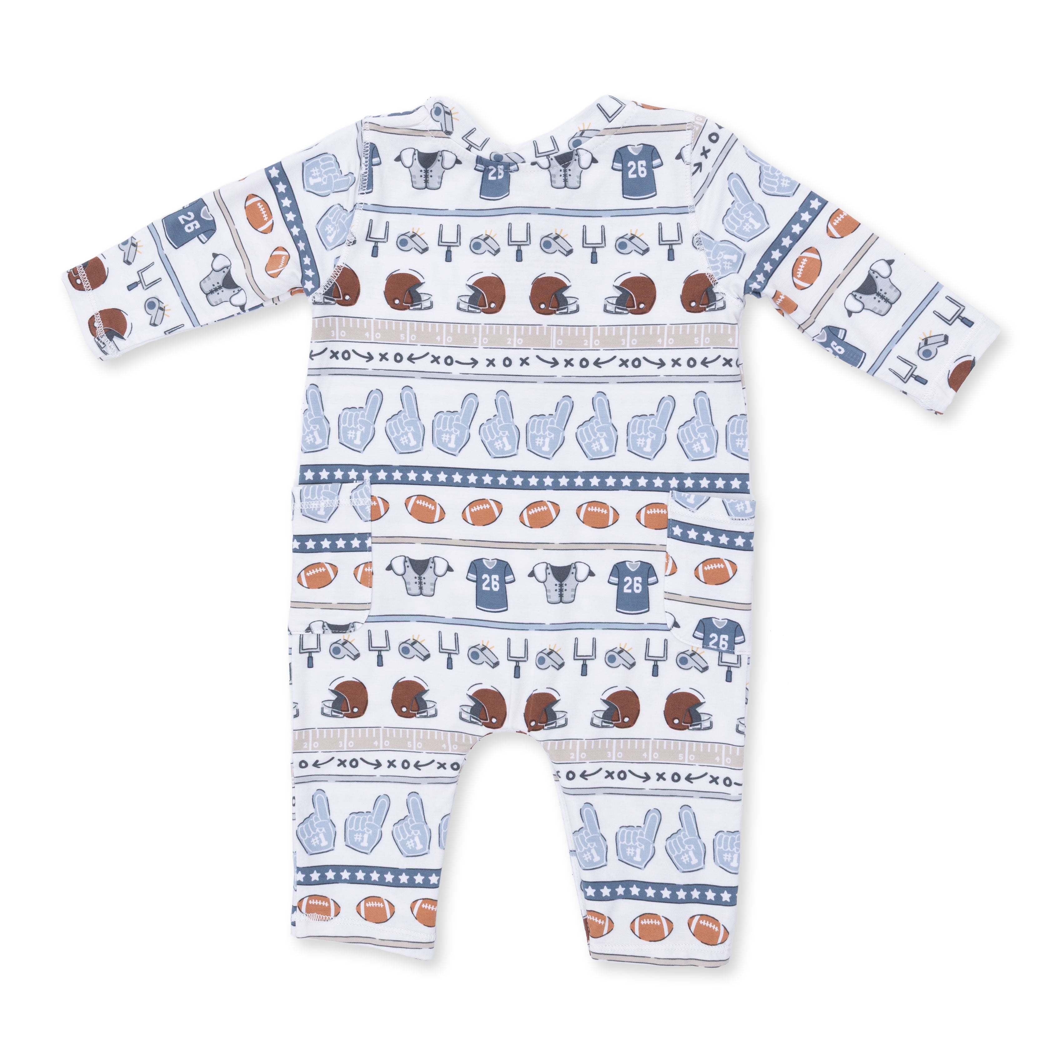 Football Stripe - Uni Romper