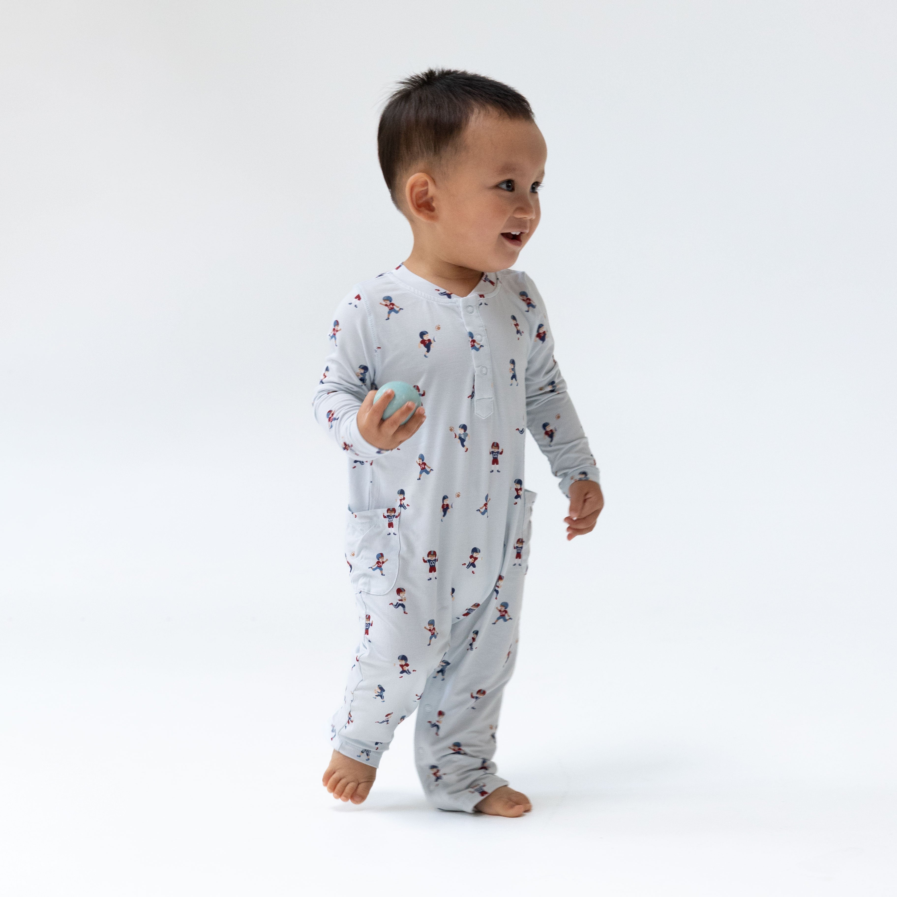 Tiny Footballers - Uni Romper