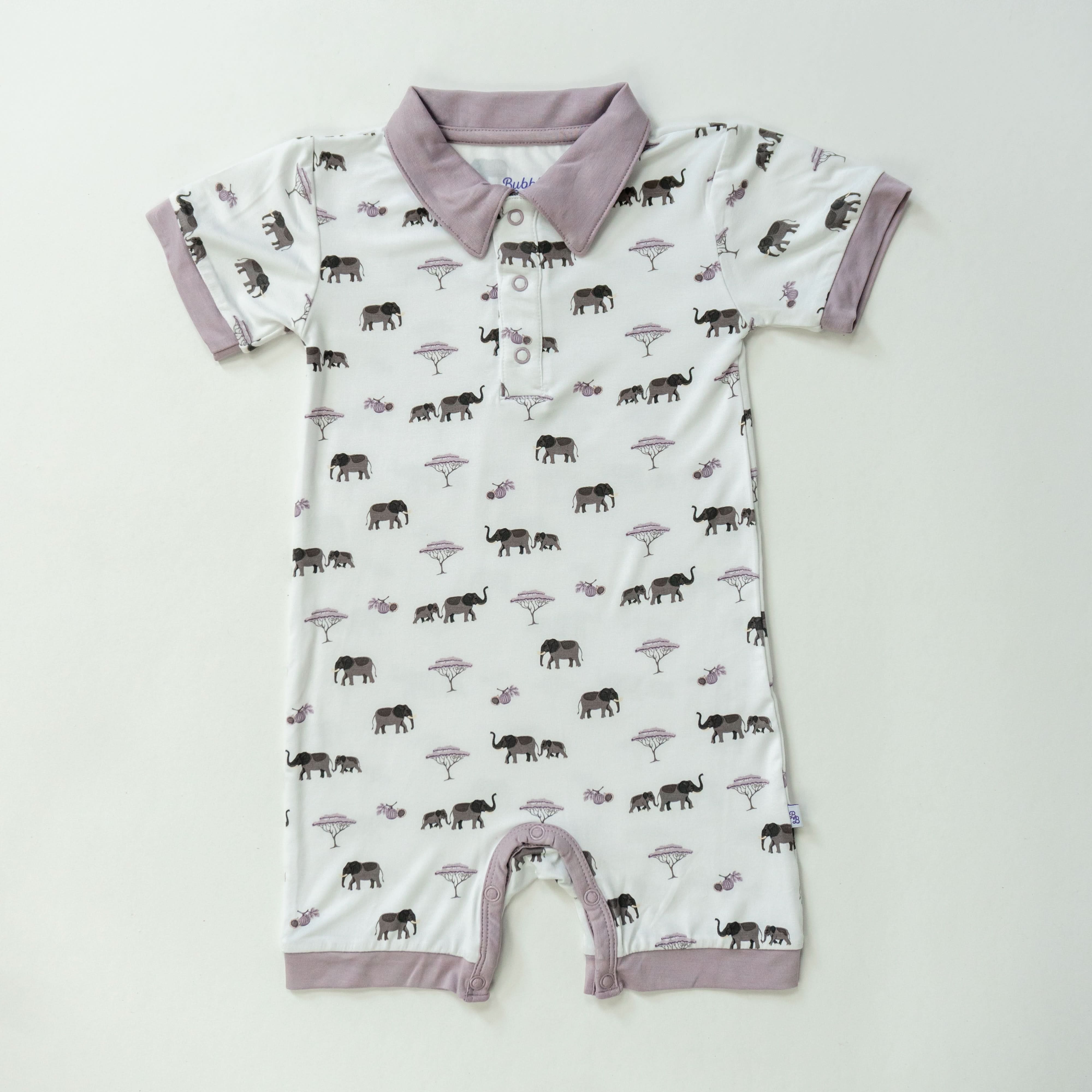 Elephant | Polo Romper