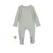 The Printed Snap Romper - Anchor