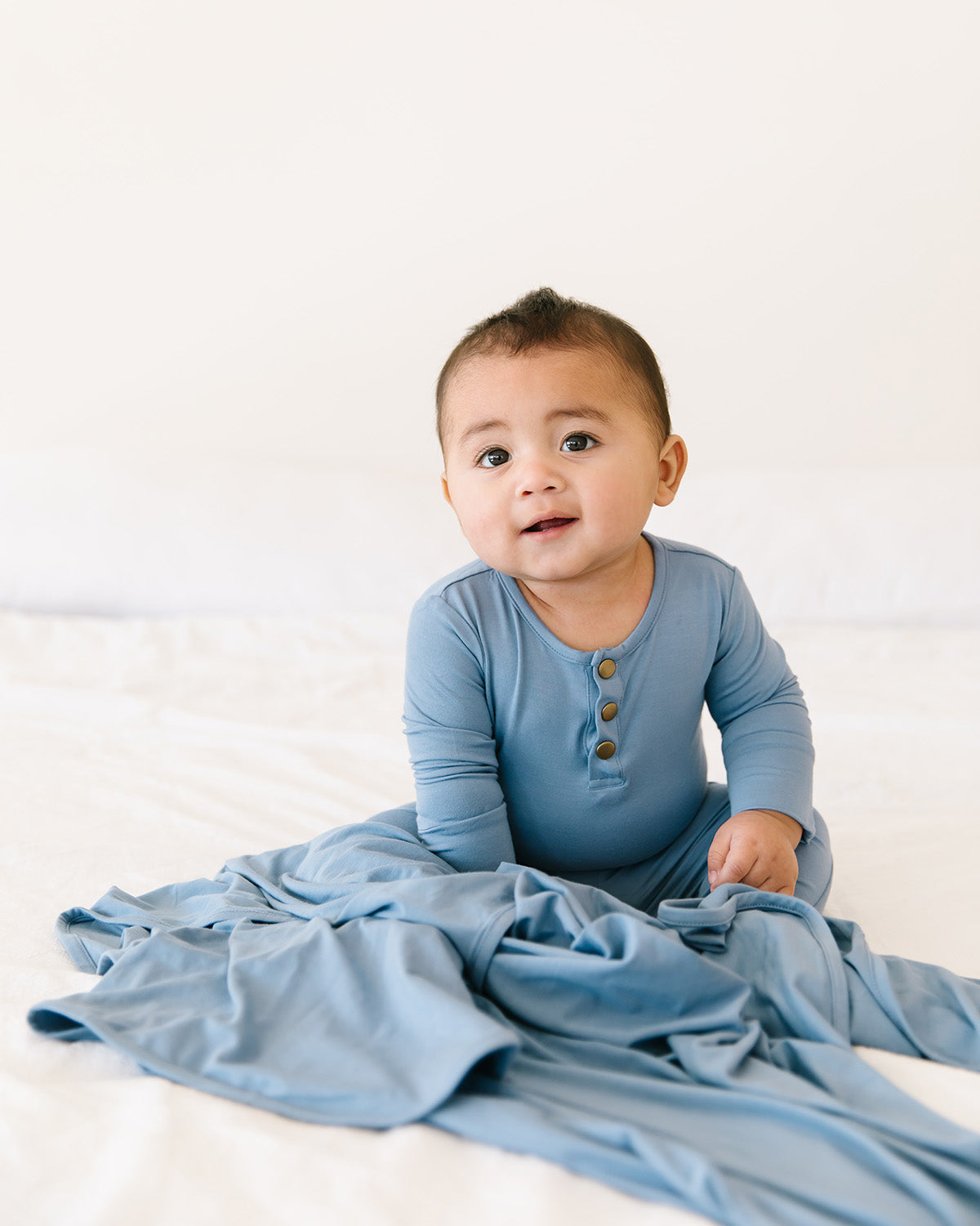 sky stretchy swaddle