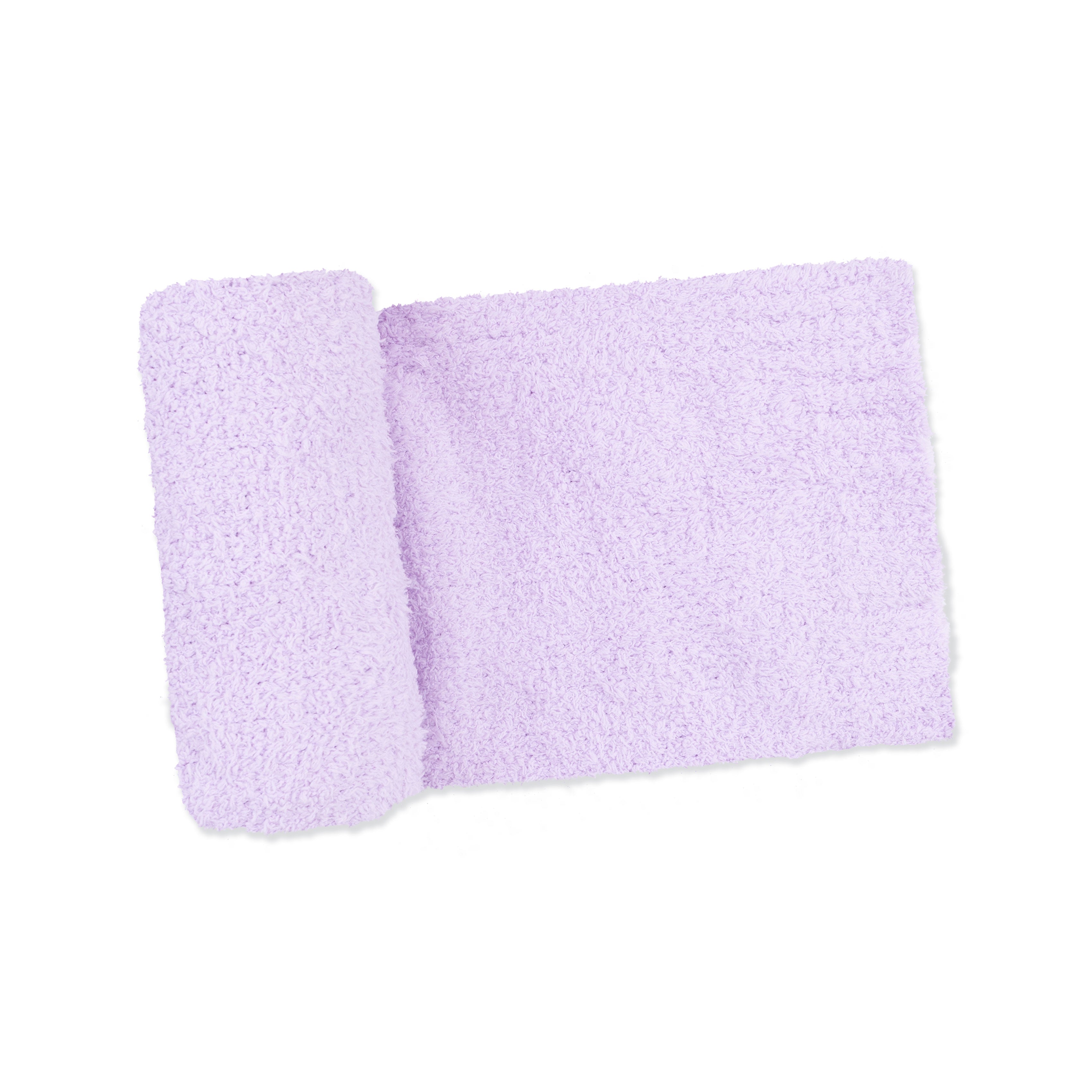 Chenille - Lavender Stroller Blanket