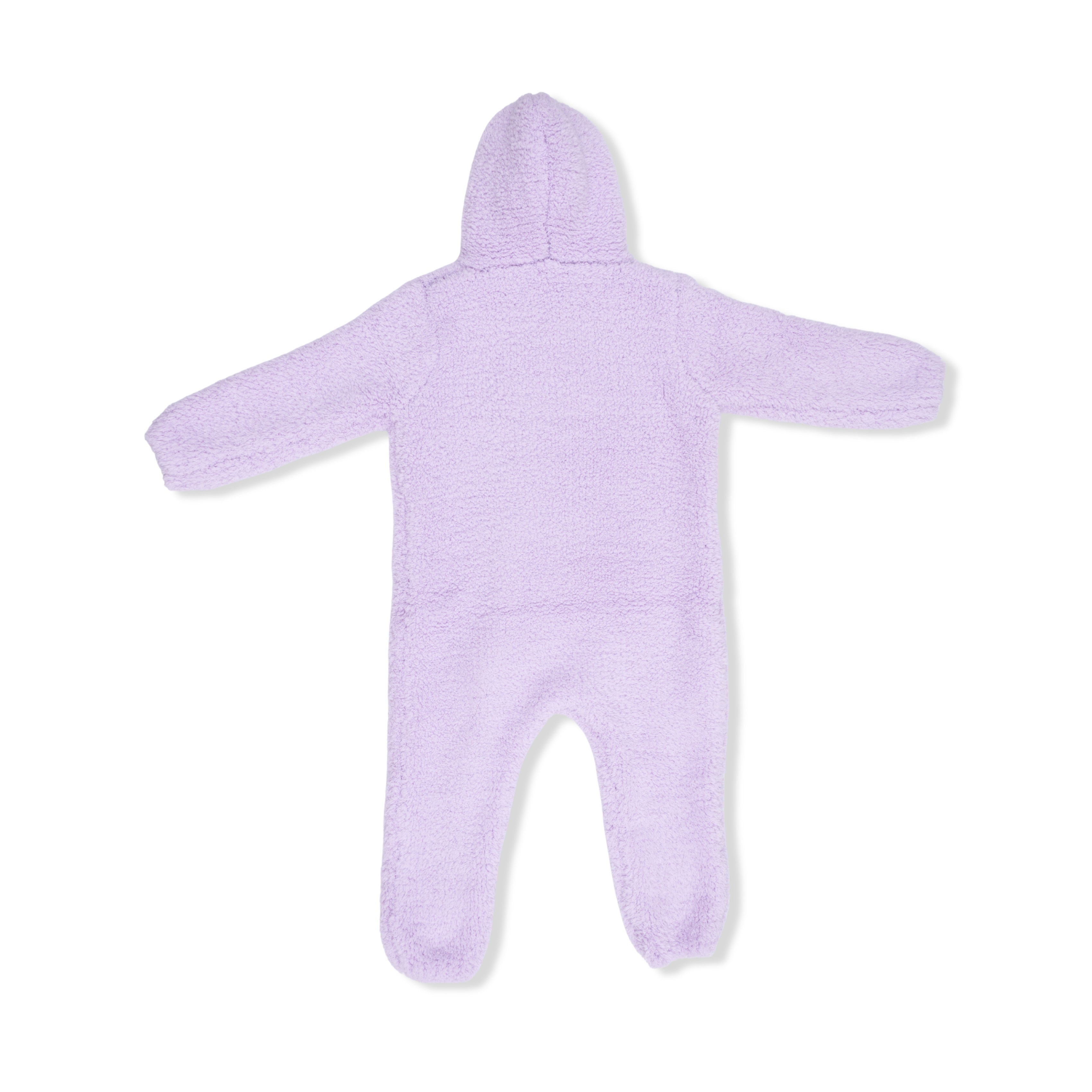 Chenille - Lavender Hooded Romper