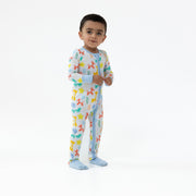 Balloon Animals - Blue - Convertible Romper