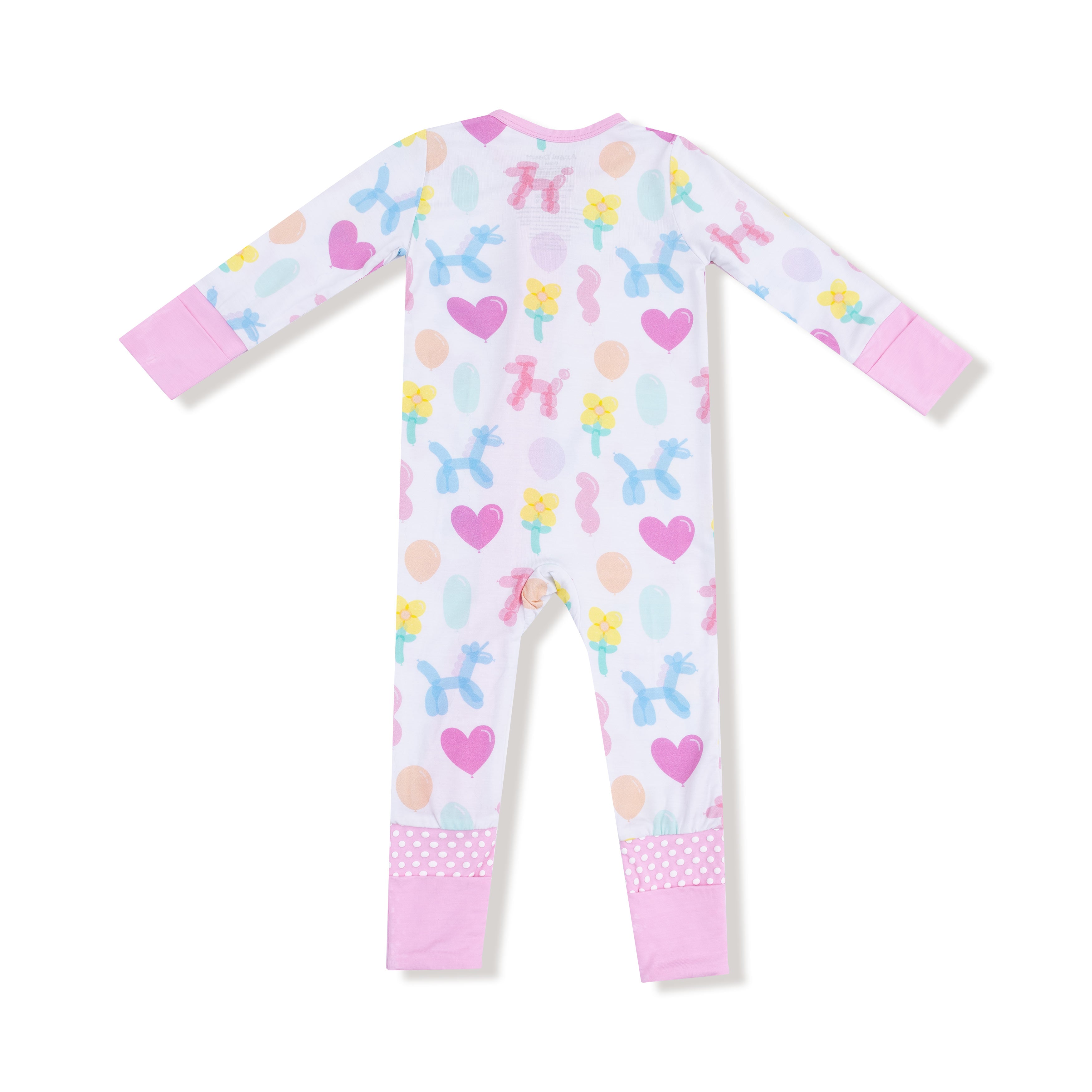 Balloon Animals - Pink - Convertible Romper