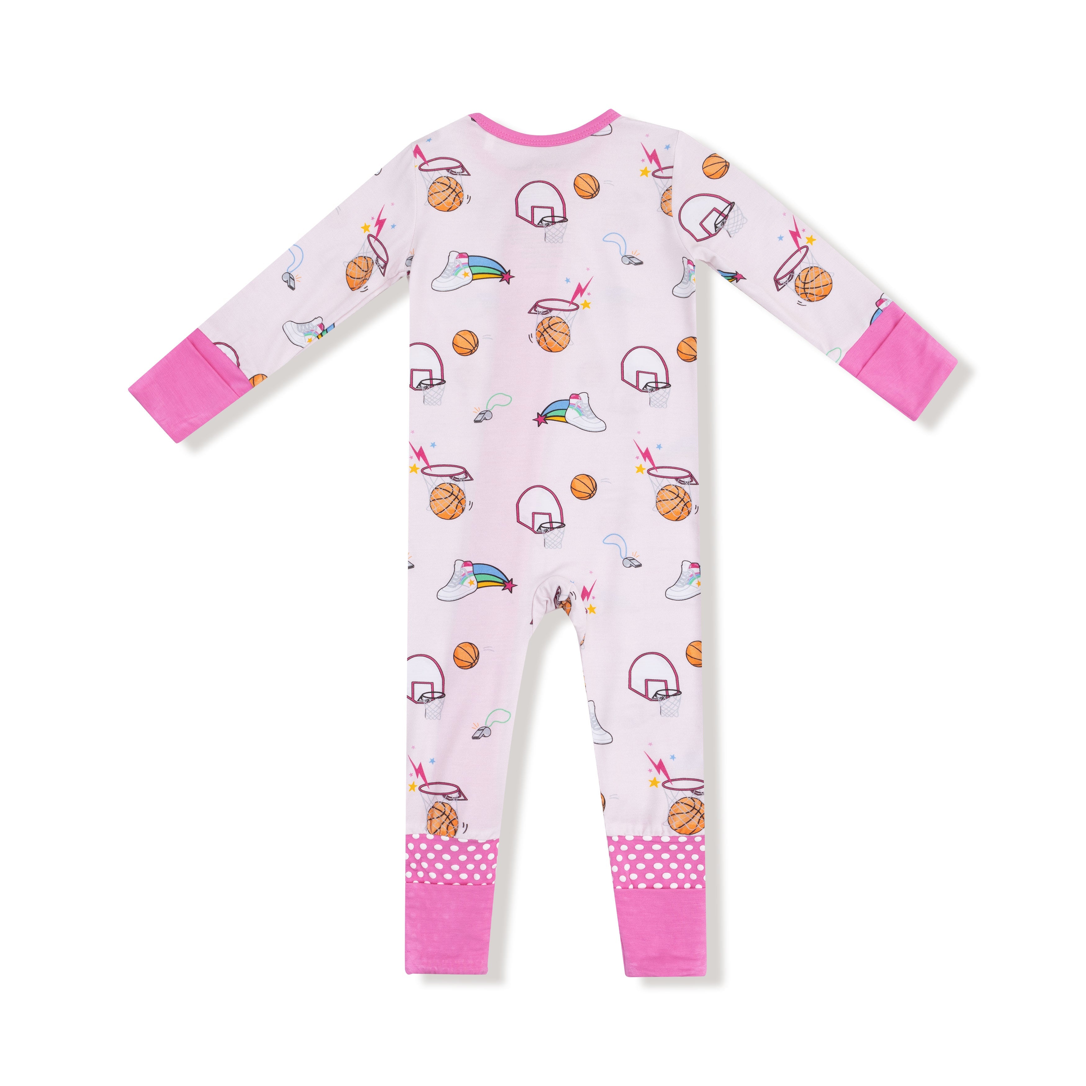 Basketball Pink - Convertible Romper