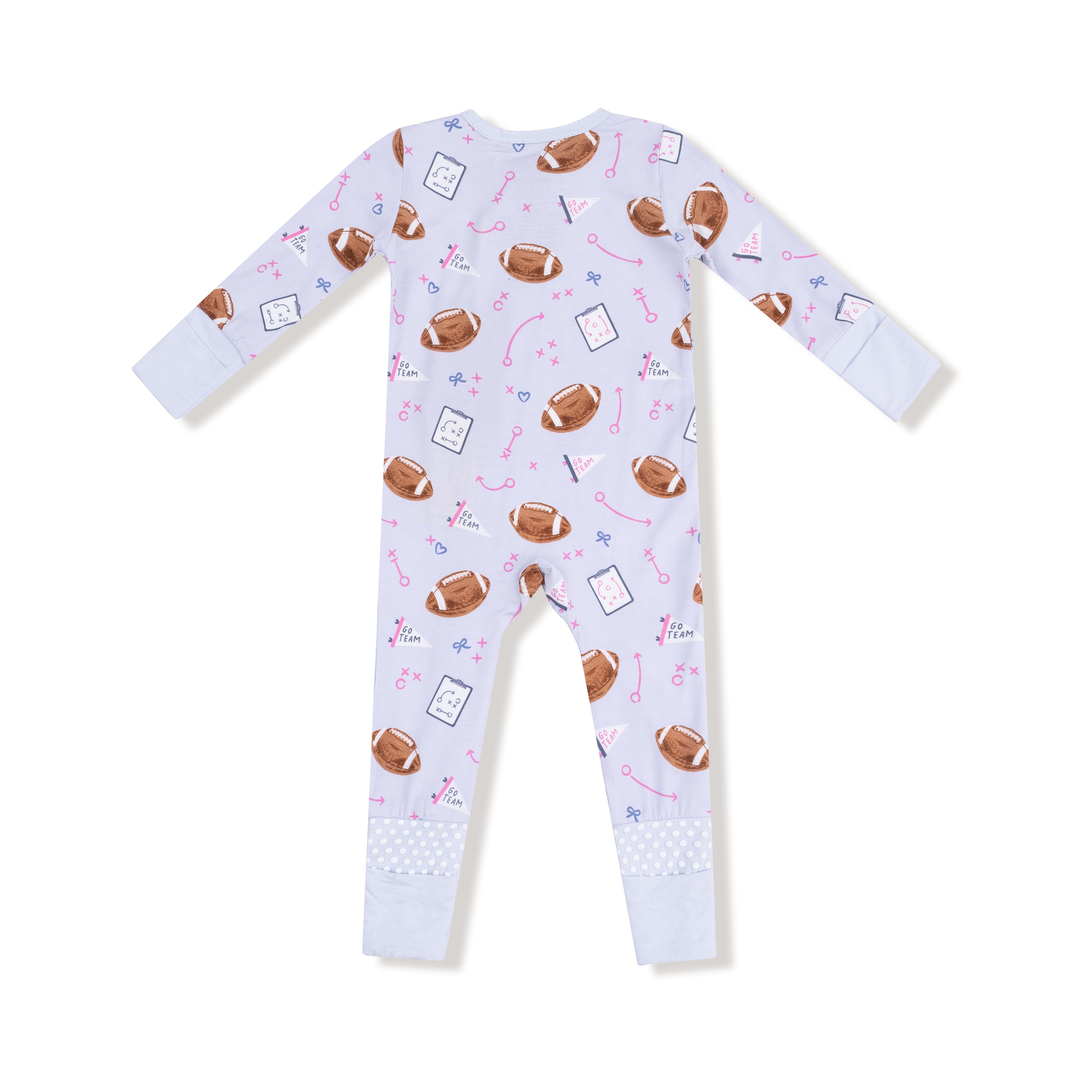 Touchdown Time - Lavender - Convertible Romper