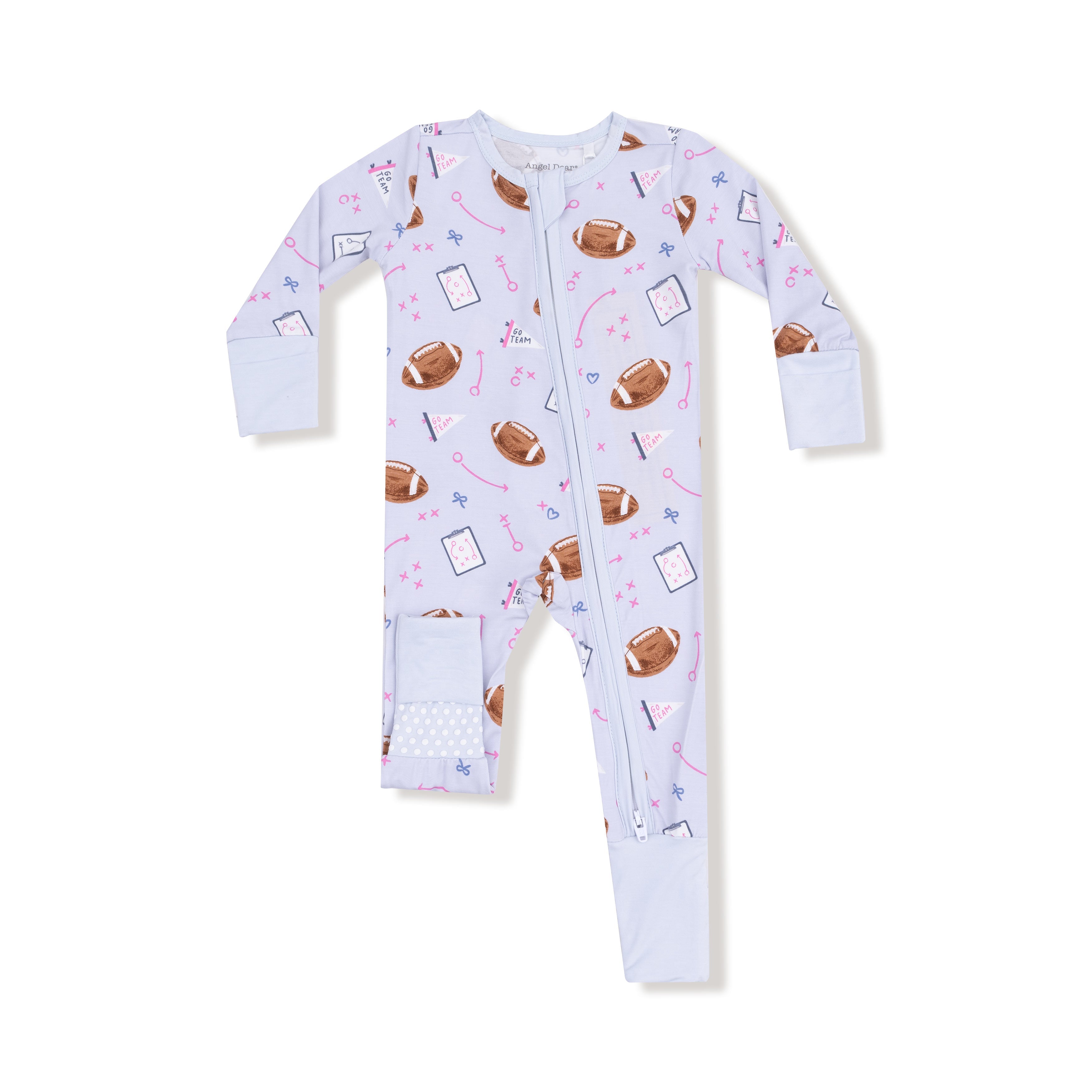 Touchdown Time - Lavender - Convertible Romper