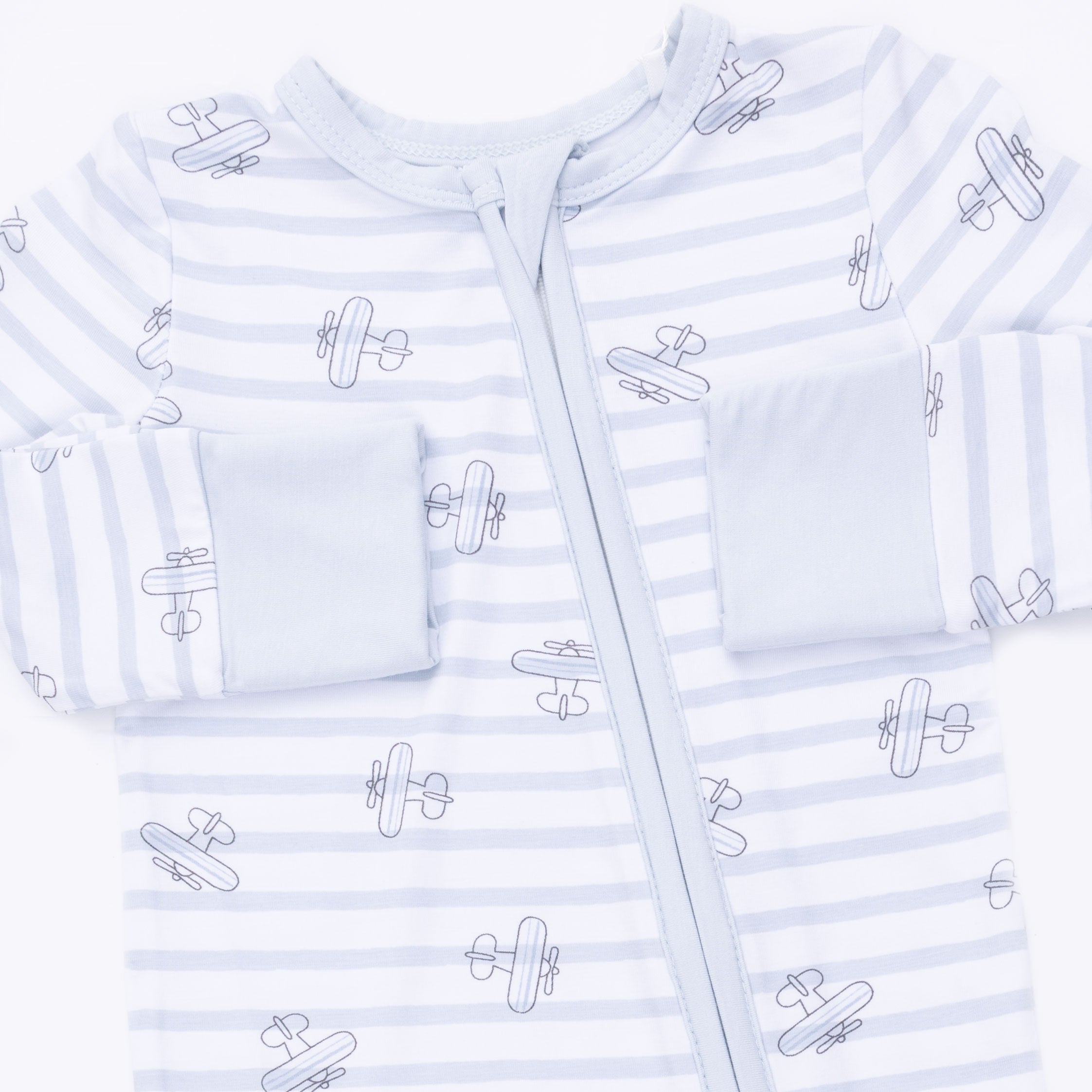 Airplane Stripe - Convertible Romper