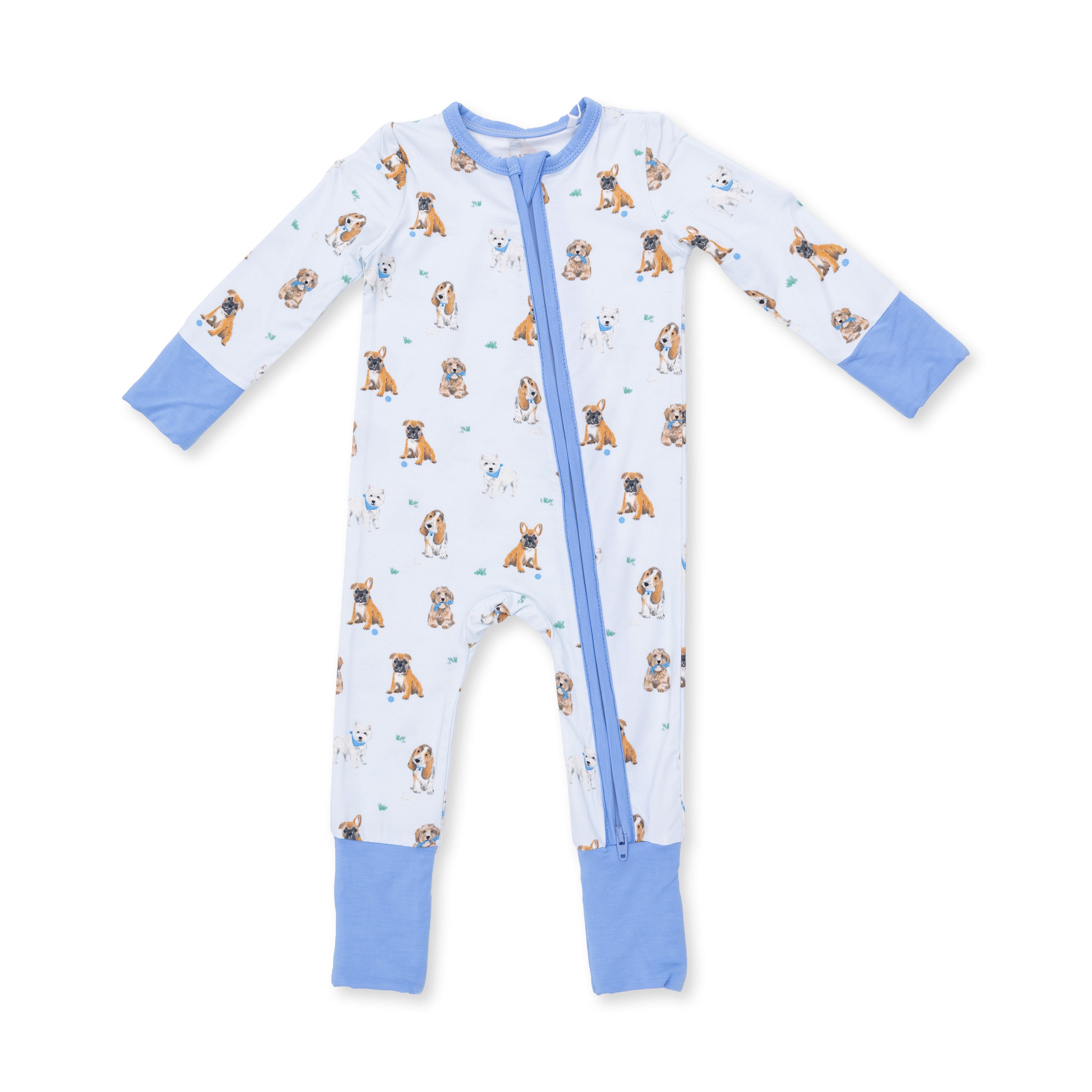 Bestie Dogs Blue - Convertible Romper