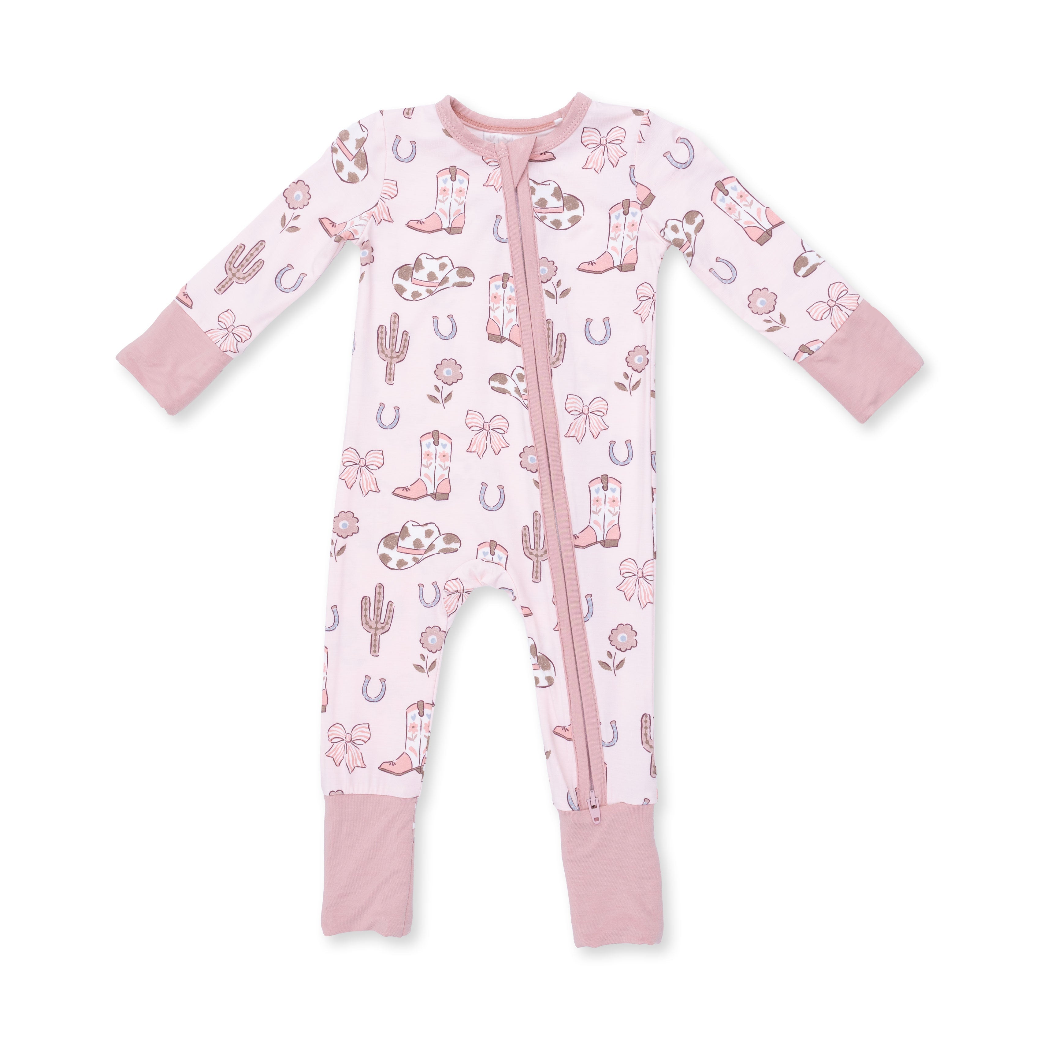 Cowgirl Boots and Bows - Convertible Romper