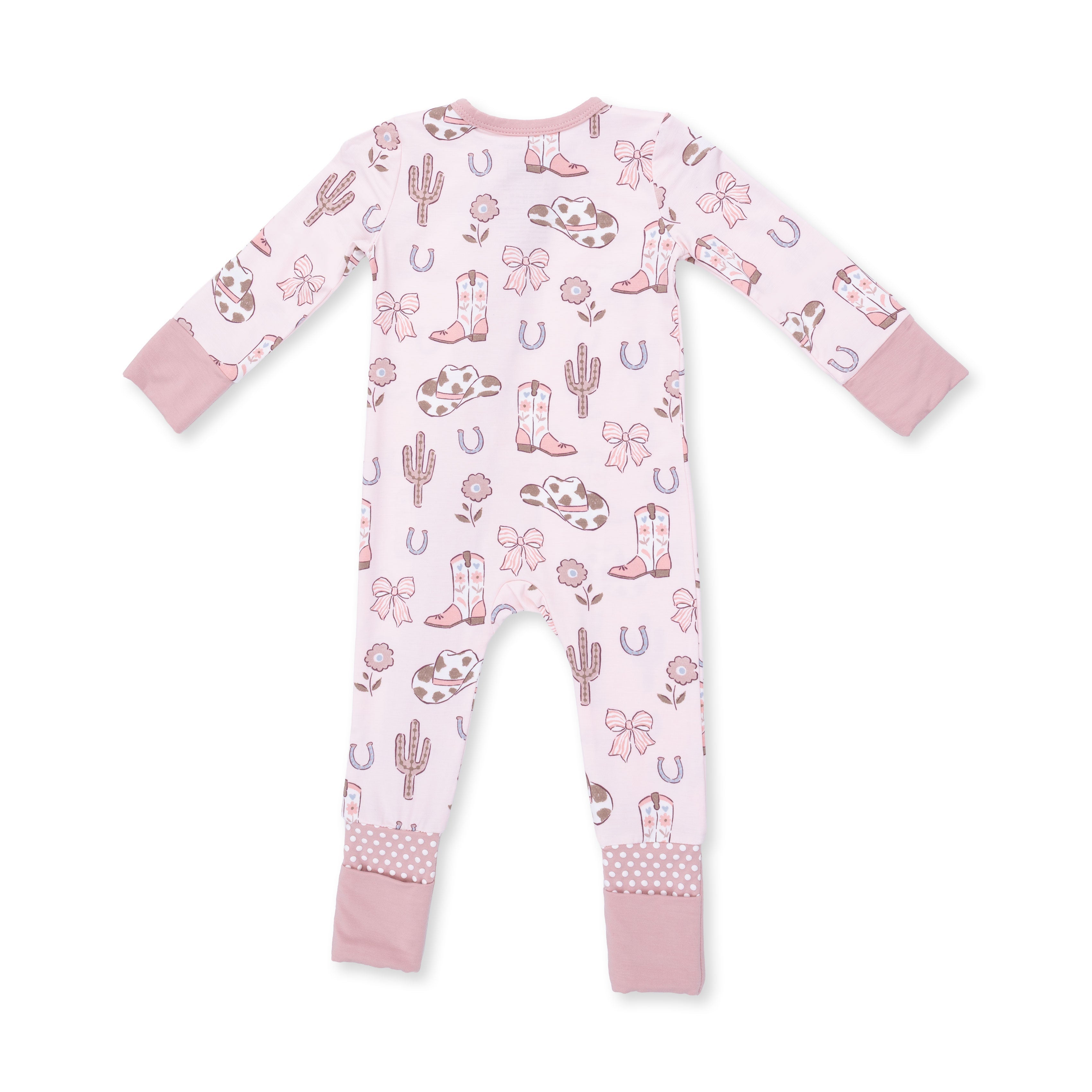 Cowgirl Boots and Bows - Convertible Romper