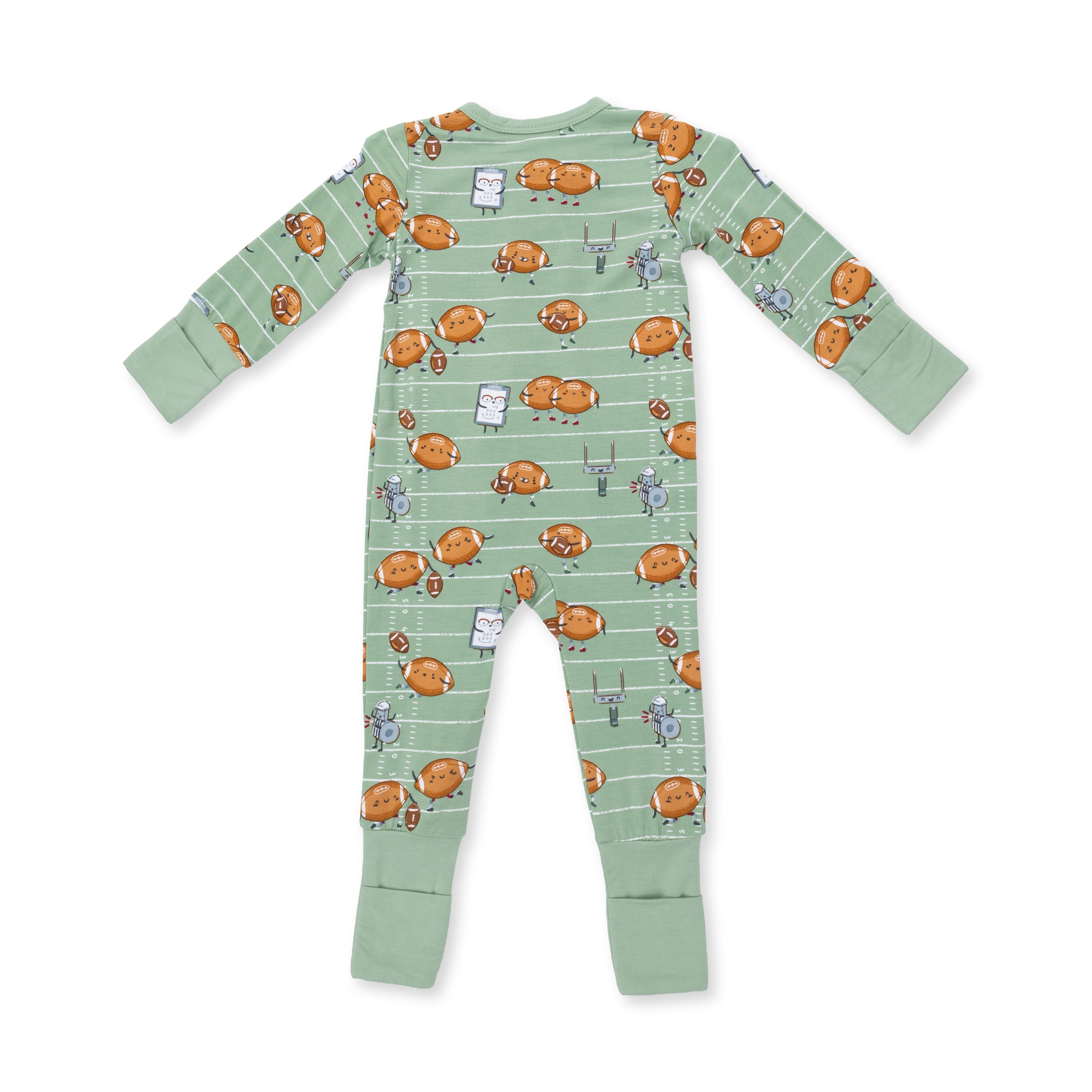Footballs Playing Football - Convertible Romper