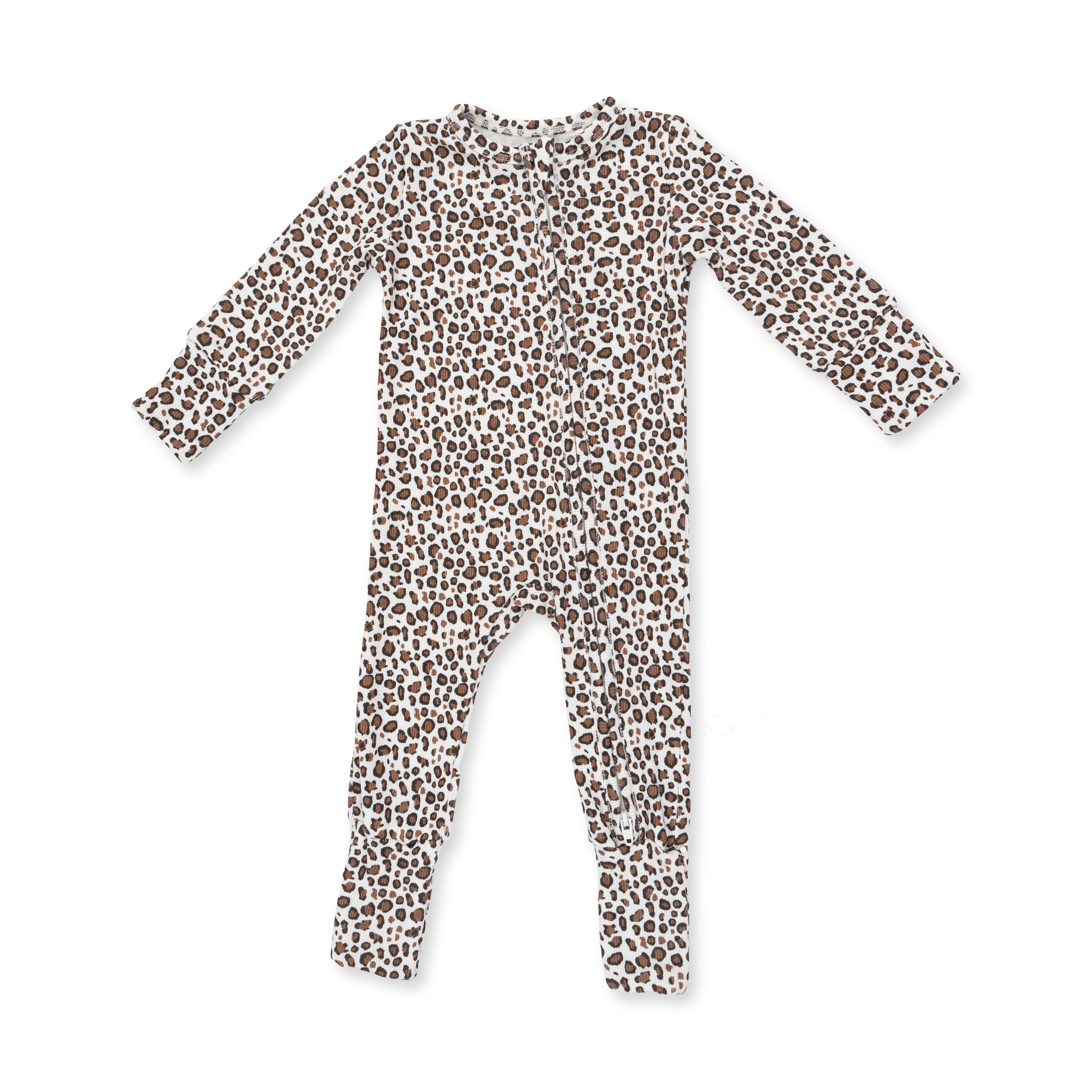 Leopard Rib - Convertible Romper