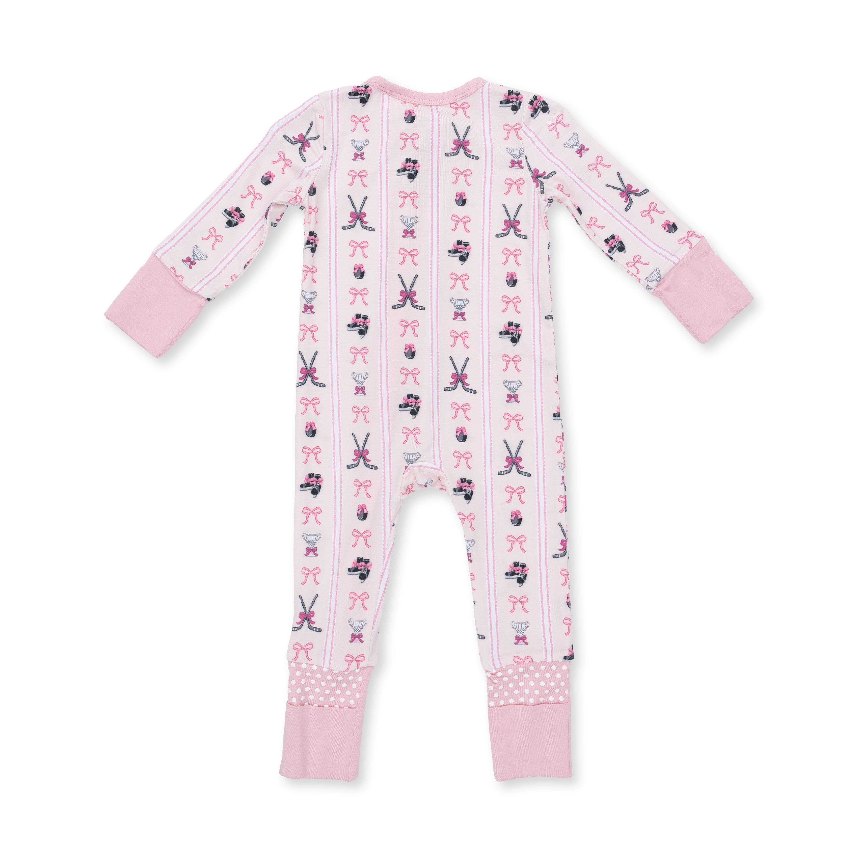 Megan's Bowtiful Hockey Stripe - Convertible Romper