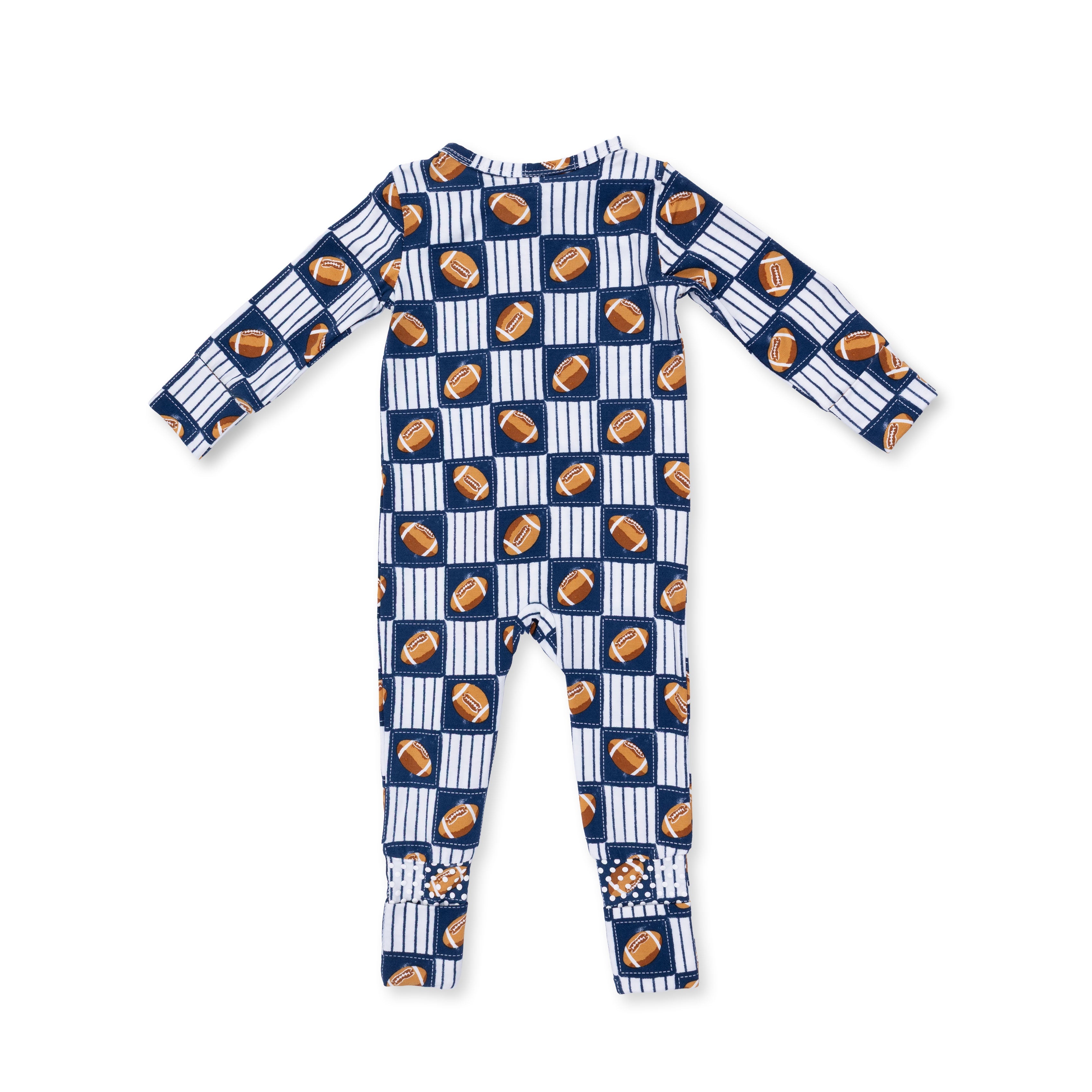 Football Patchwork - Convertible Romper