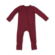 Solid Oxblood Red - Convertible Romper