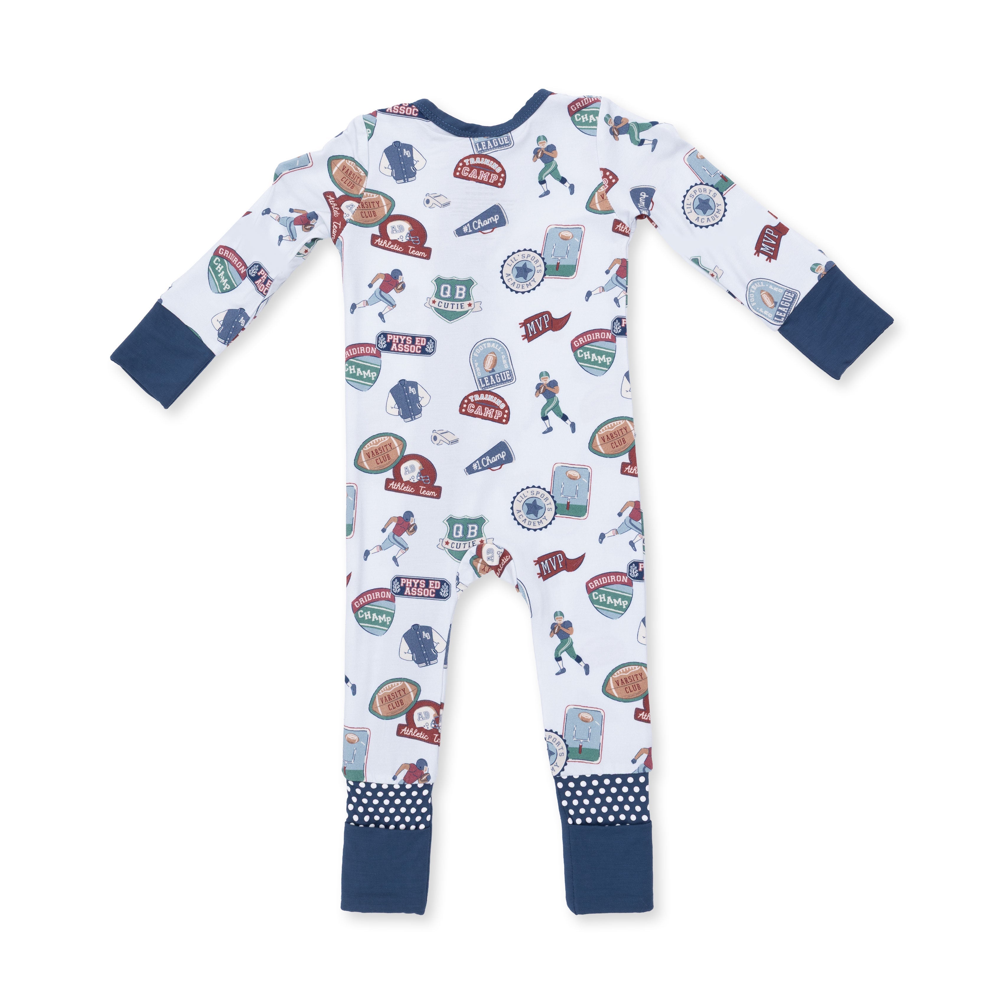 Football Patches - Convertible Romper