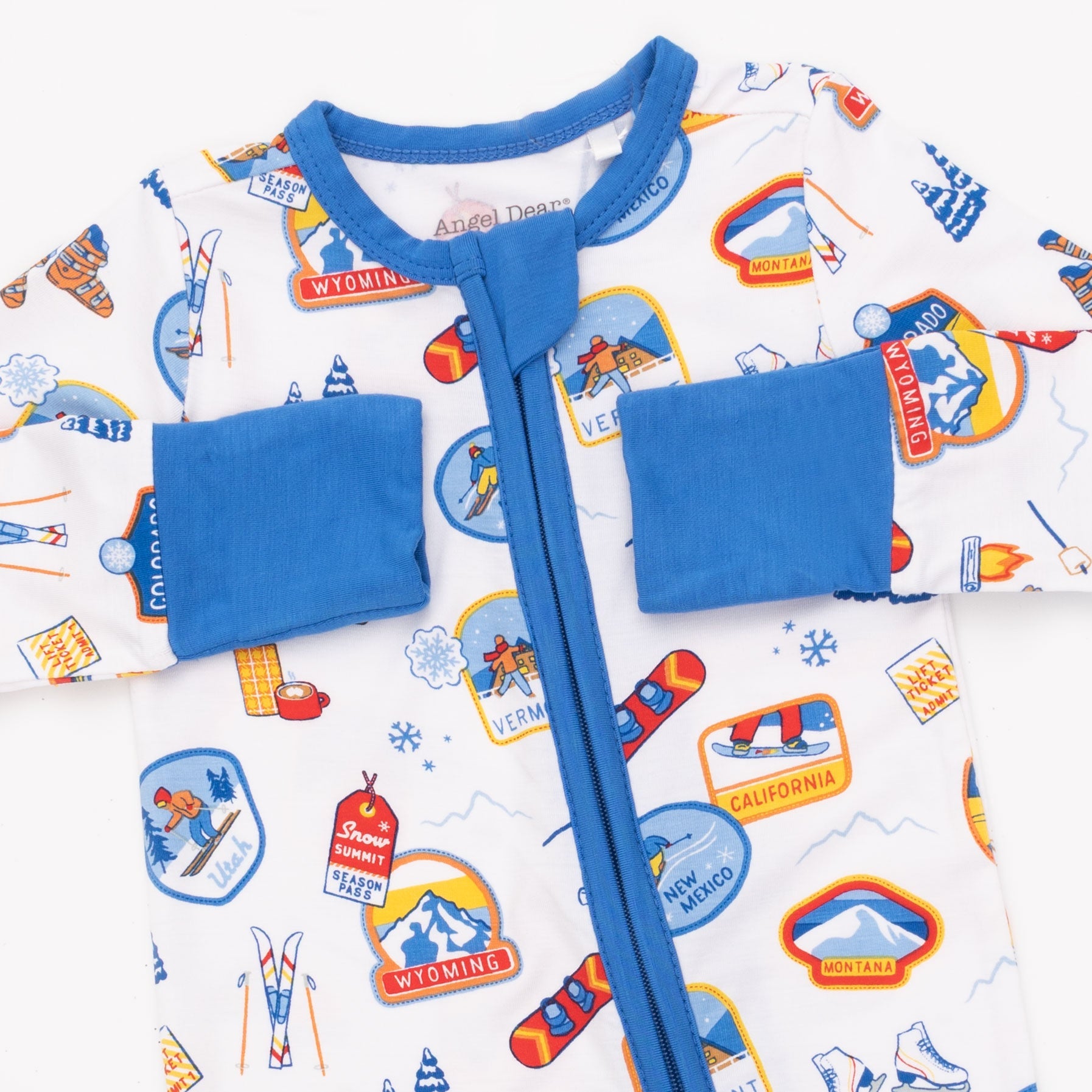 Vintage Ski Patches - Convertible Romper