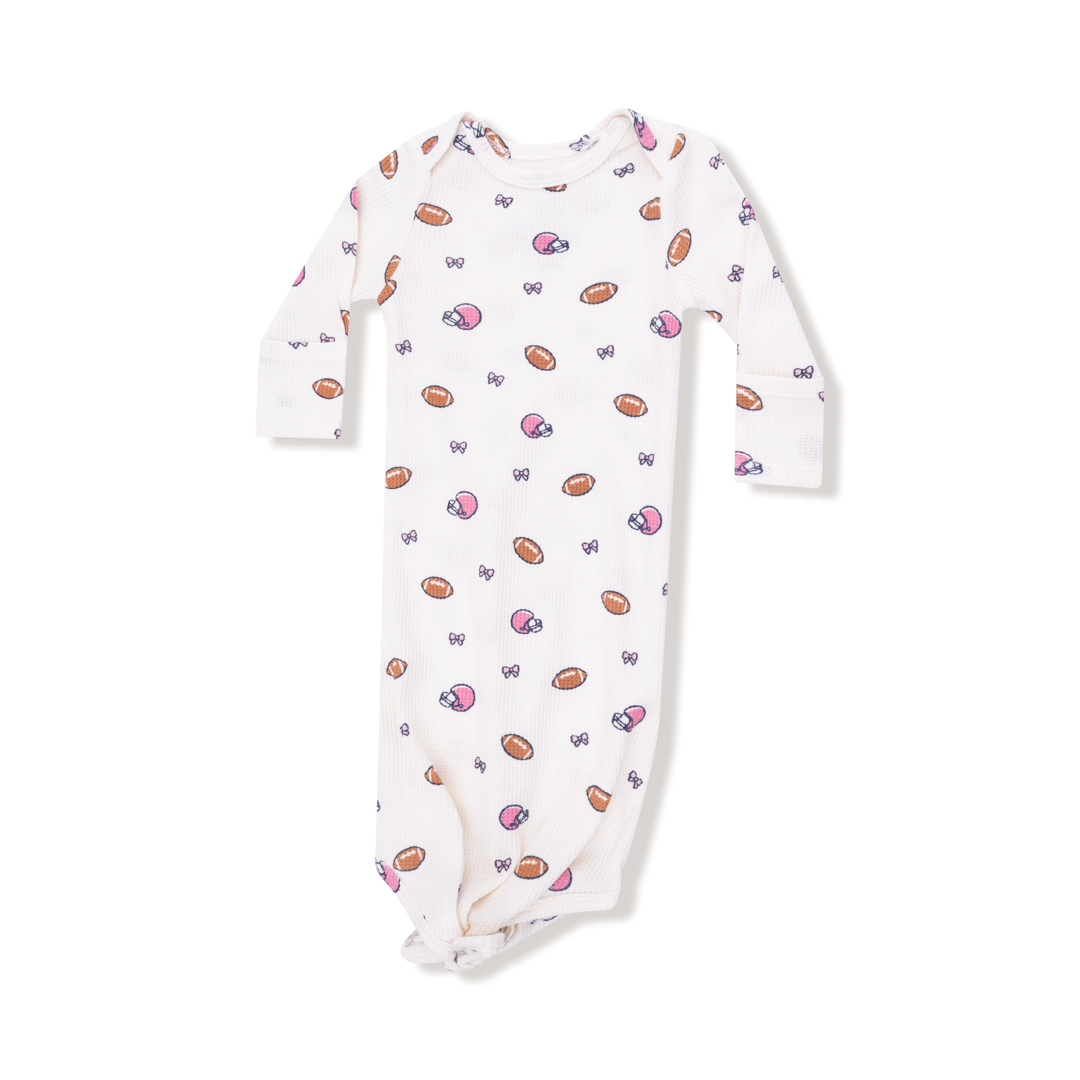 Footballs and Bows - Knotted Gown