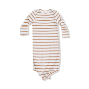 Vintage Stripe - Brown - Knotted Gown