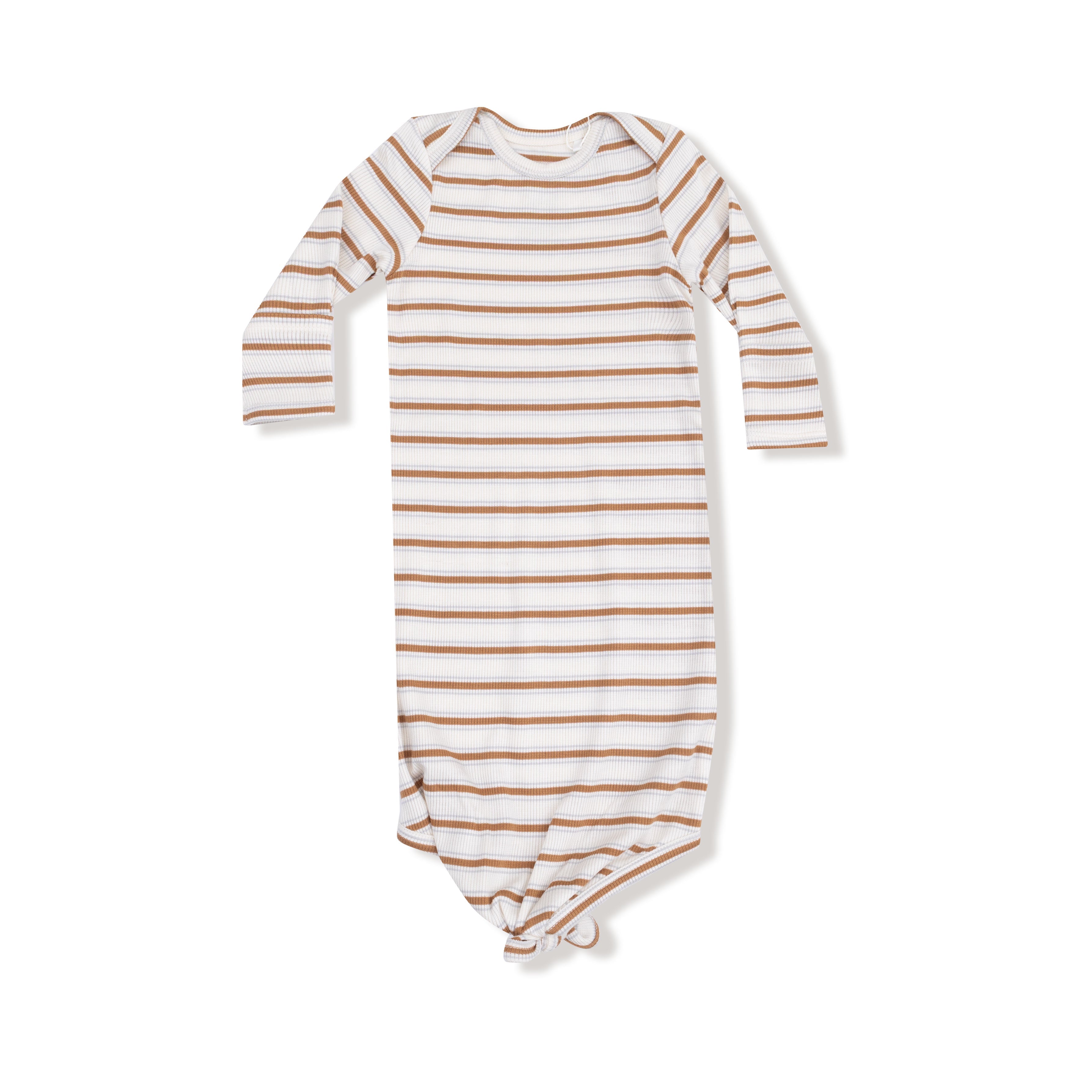 Vintage Stripe - Brown - Knotted Gown