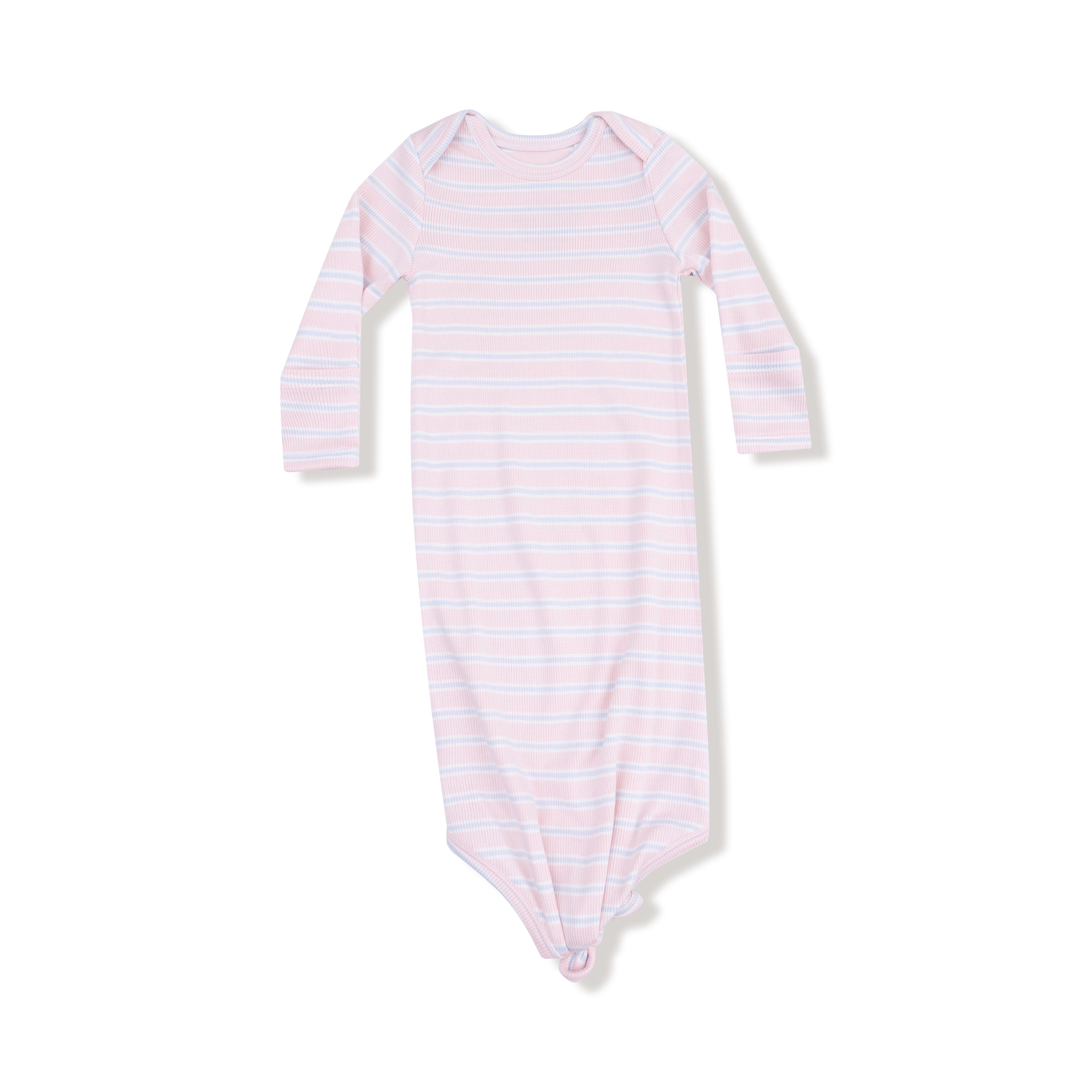 Multi Stripe - Pink - Knotted Gown