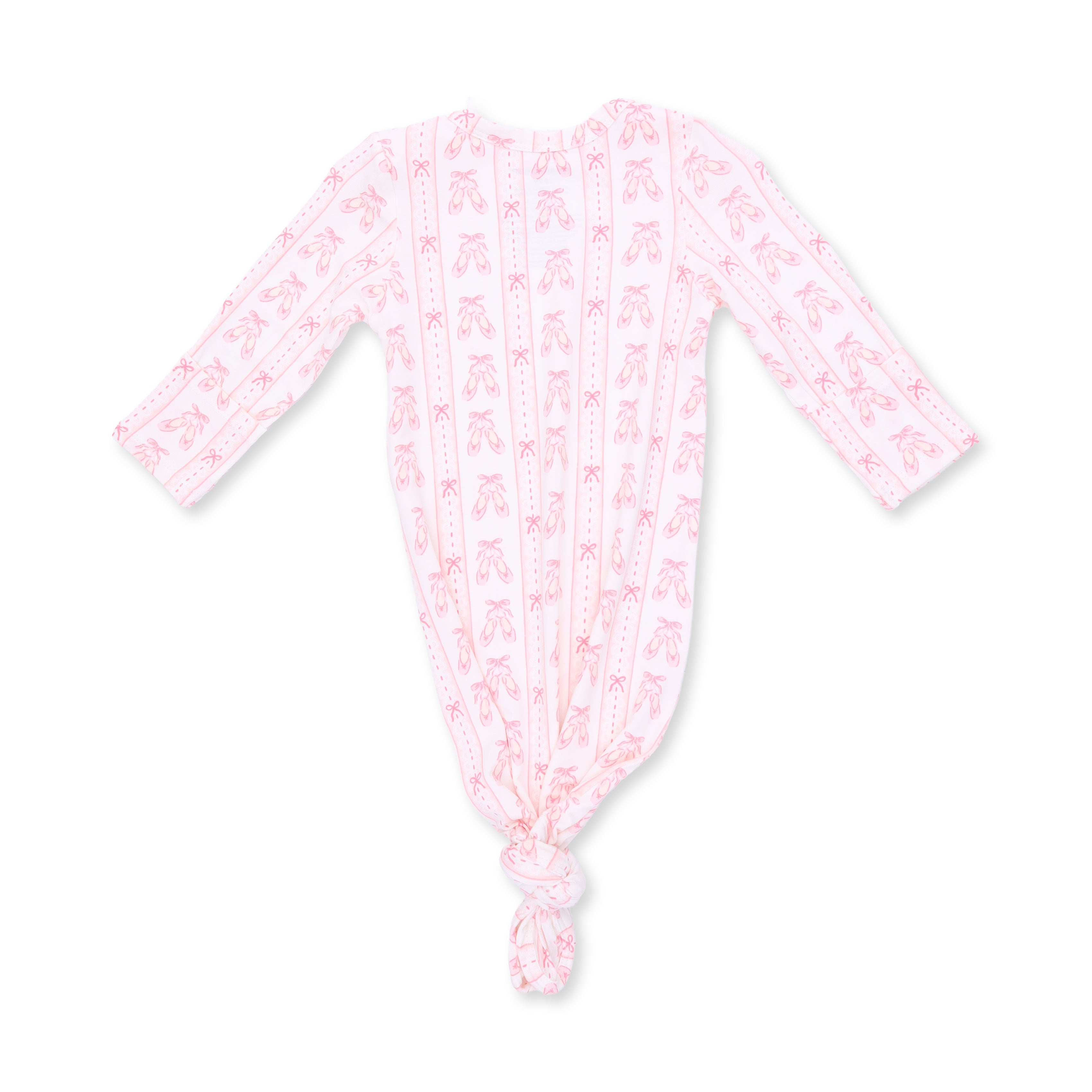 Ballet Shoes Ribbon Stripe - Knotted Gown and Knot Headband