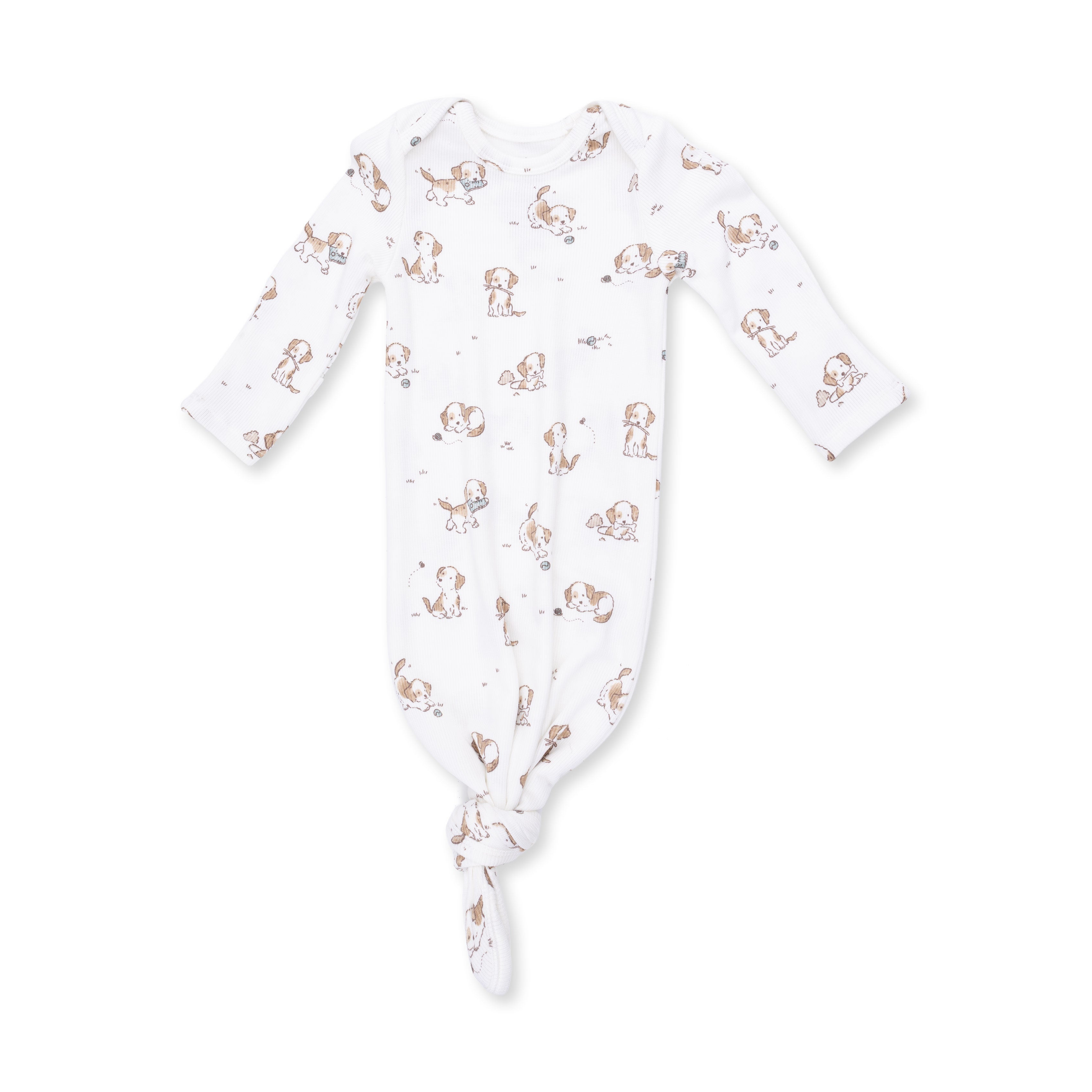 Explorer Puppy Blue - Knotted Gown and Beanie Hat