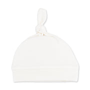 Solid Snow White - Knotted Hat