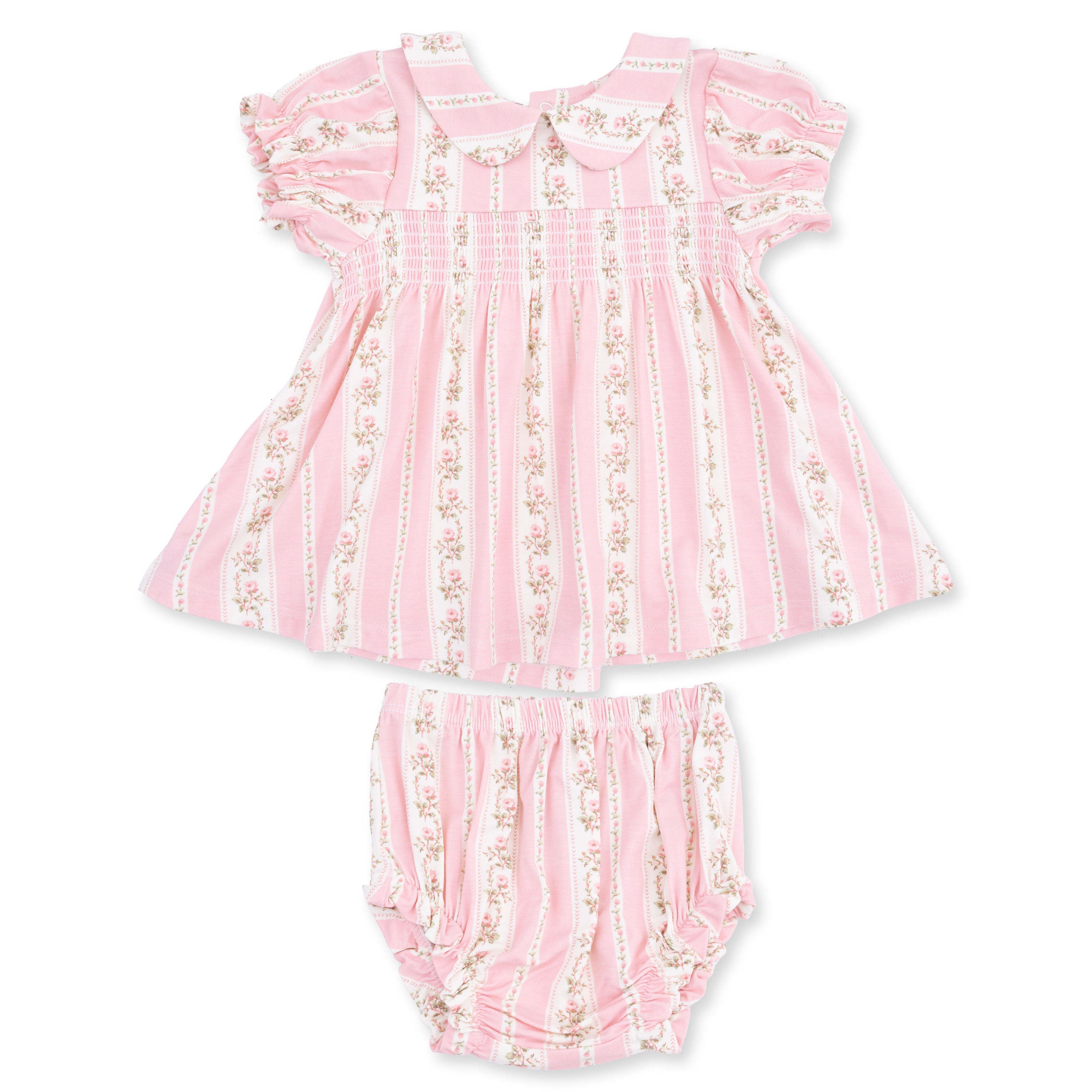 Antoinette Stripe - Smocked Dress Set