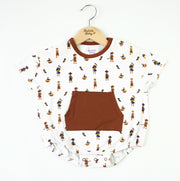 Pirate | Short Sleeve Bubble Romper