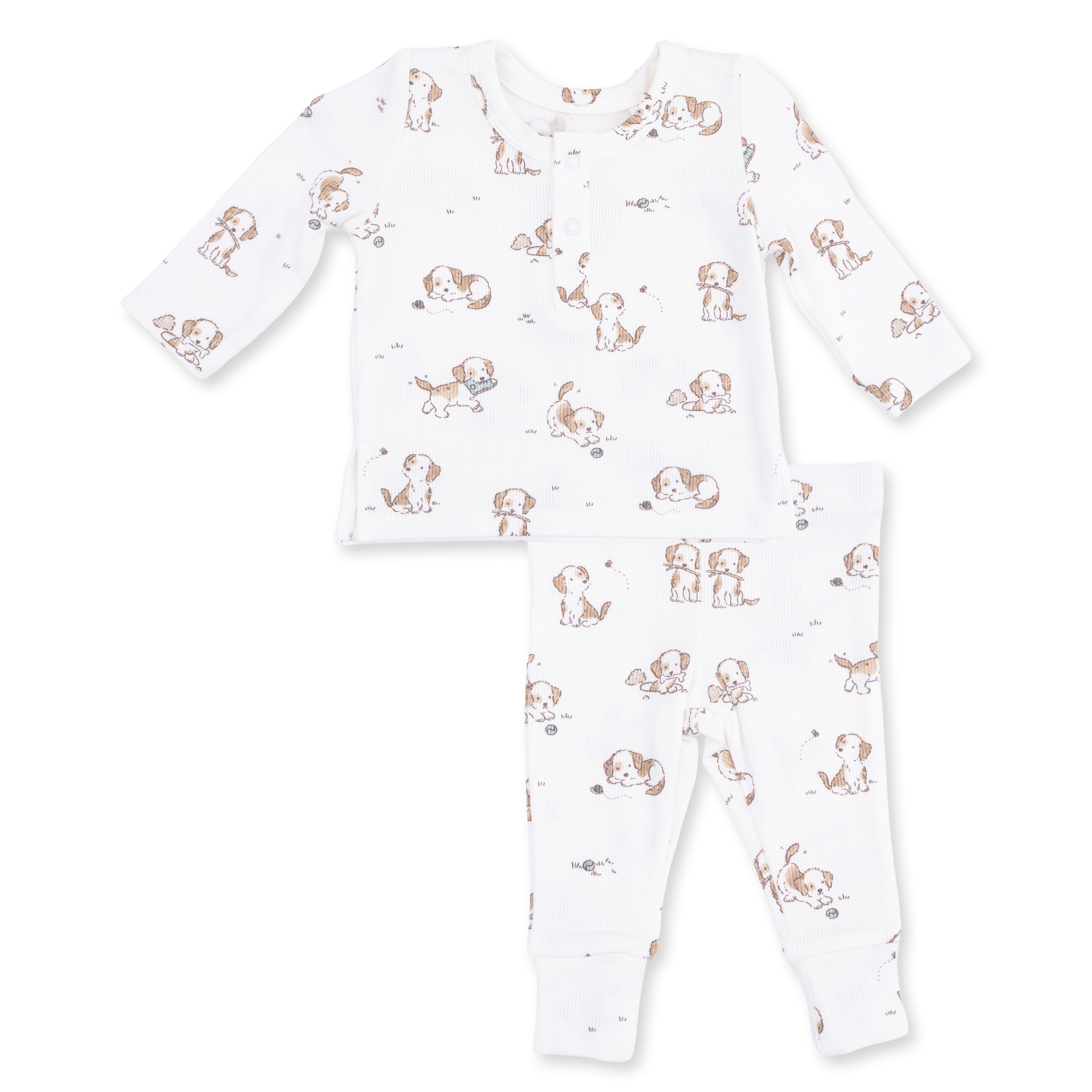 Explorer Puppy Blue - Long Sleeve Henley Play Set