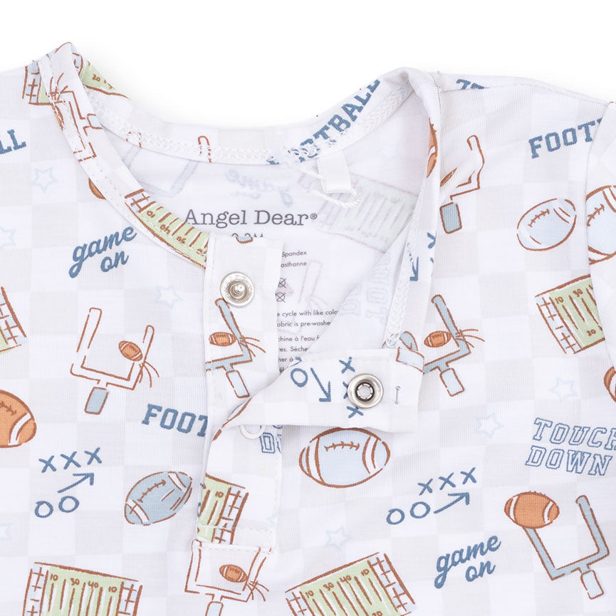 Football Check - Long Sleeve Henley Play Set