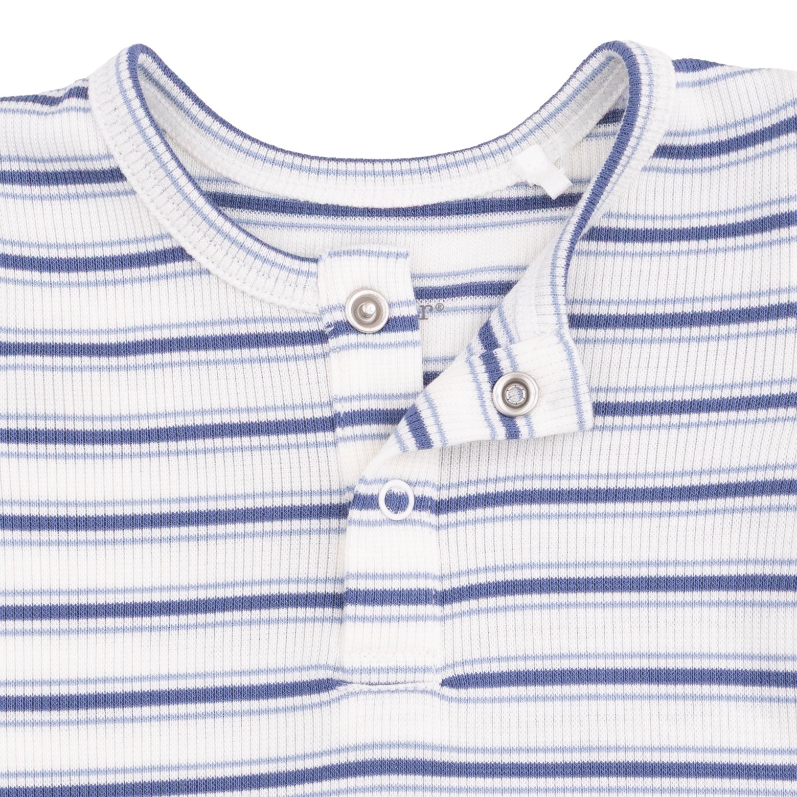 Vintage Stripe Blue - Long Sleeve Henley Play Set