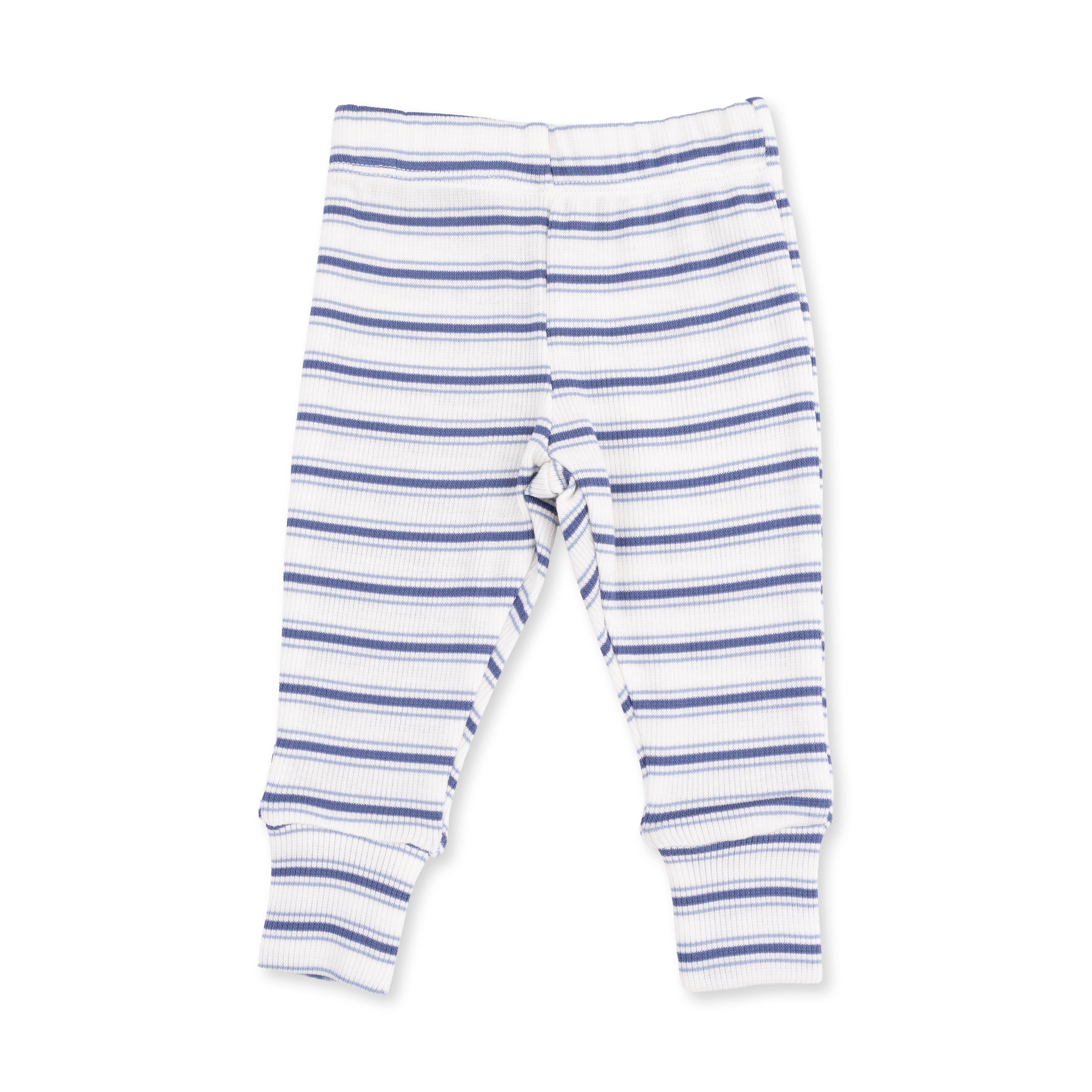 Vintage Stripe Blue - Long Sleeve Henley Play Set