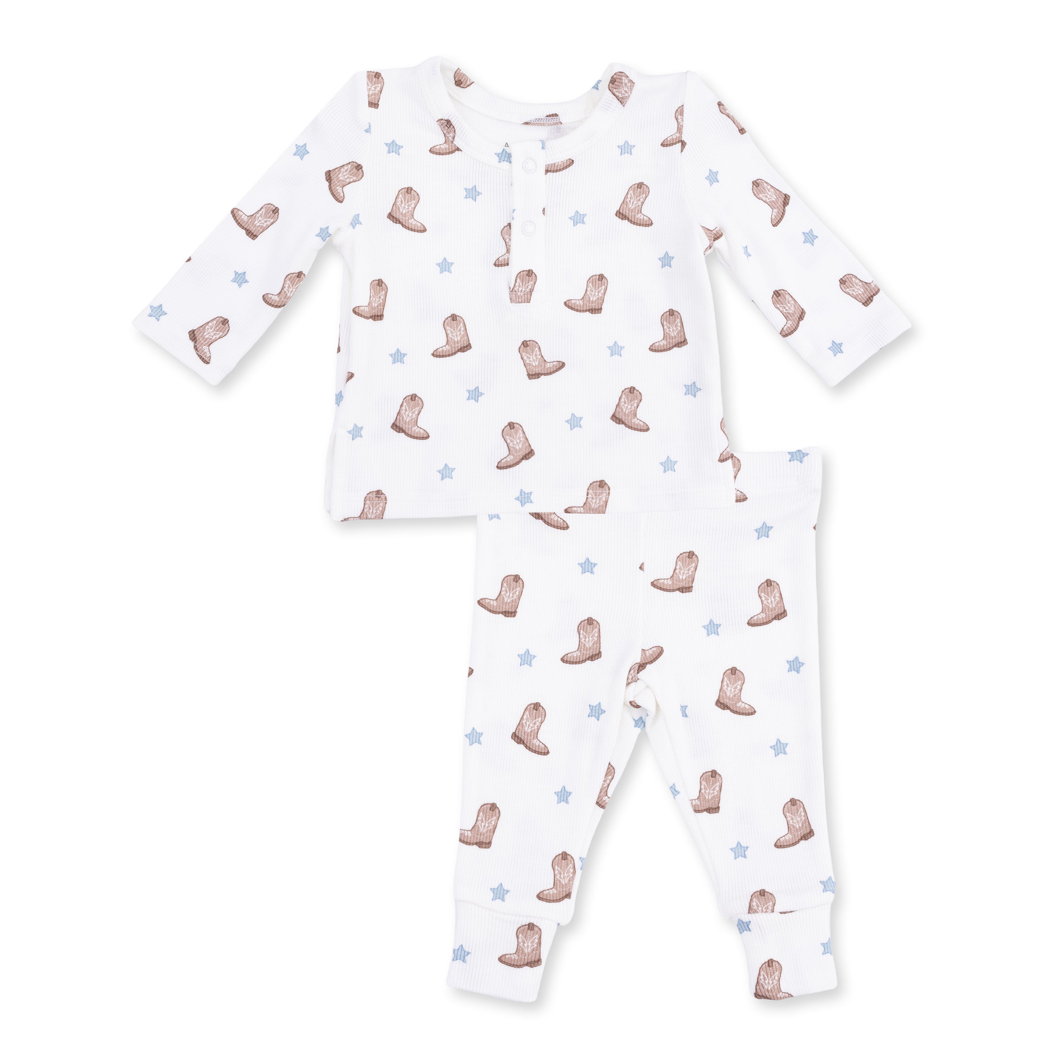 Mini Cowboy Boots - Long Sleeve Henley Play Set