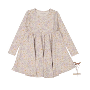 The Printed Long Sleeve Dress - Chloe