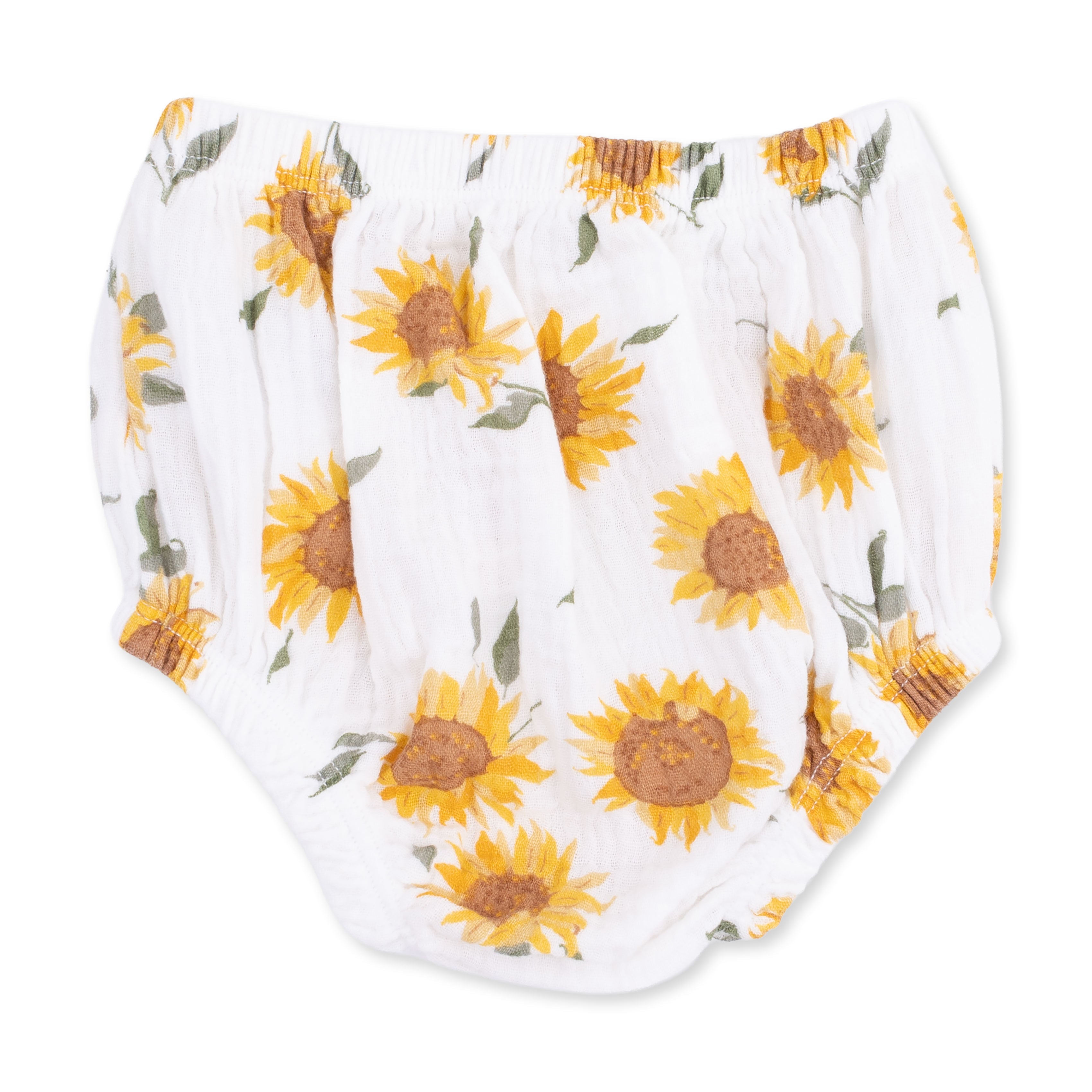 Baby Sunflower - Western Pearl Snap Dress & Bloomer