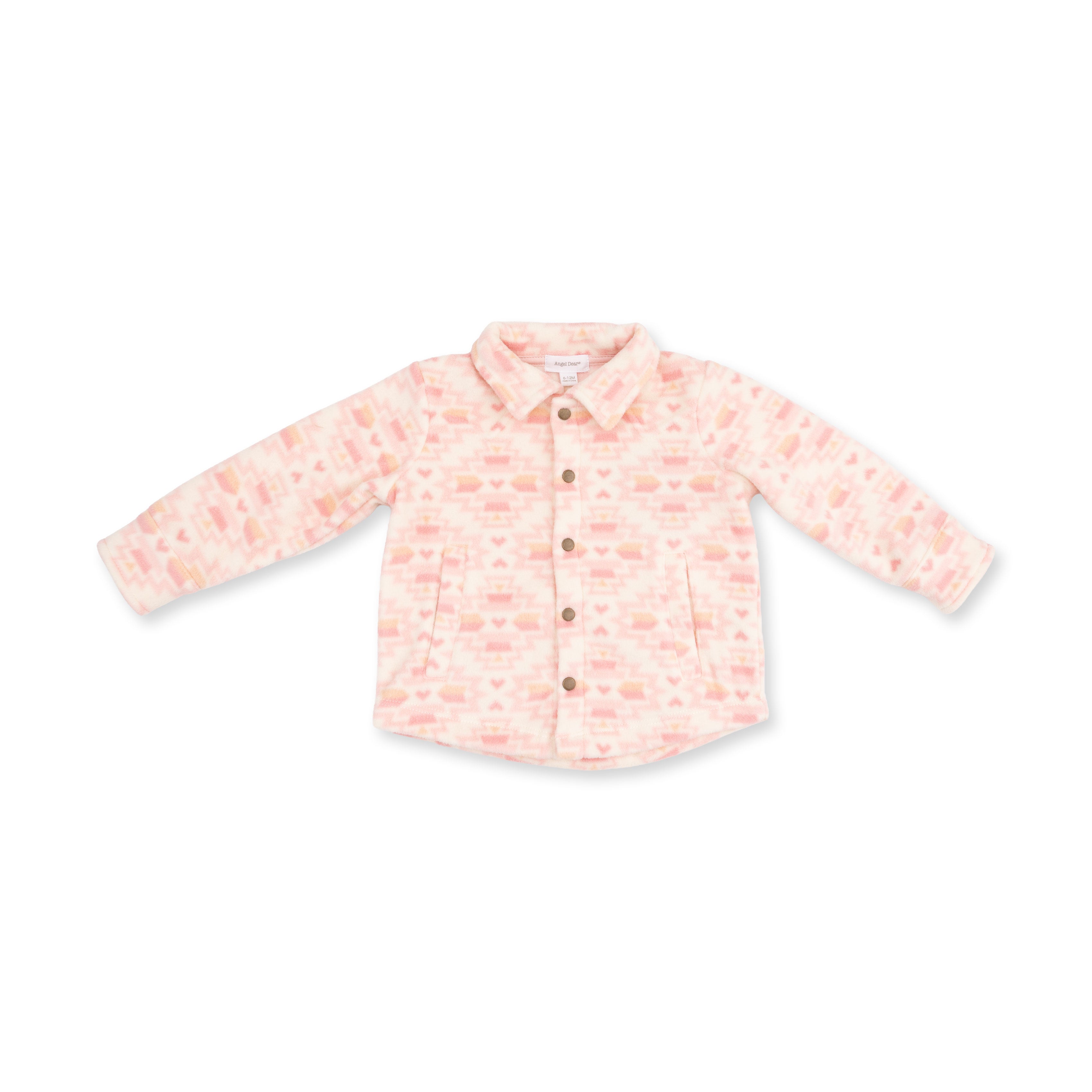 Southwest Micro Fleece - Sh-acket Pink
