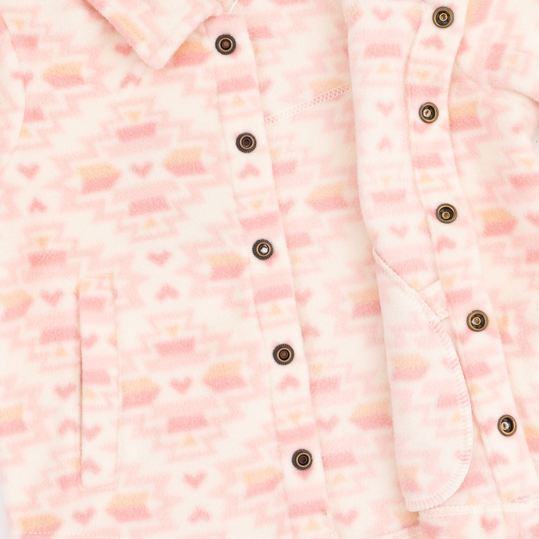 Southwest Micro Fleece - Sh-acket Pink